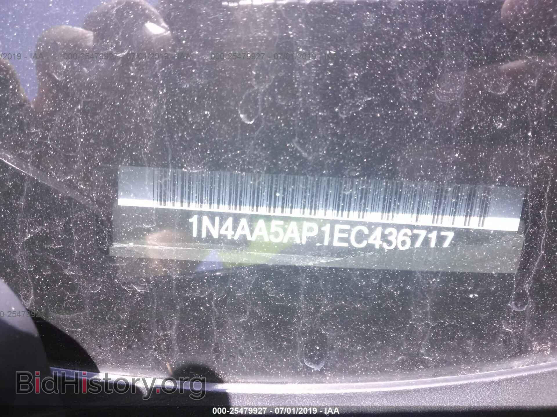 2014 NISSAN MAXIMA - VIN: 1N4AA5AP1EC436717 - Фото 9