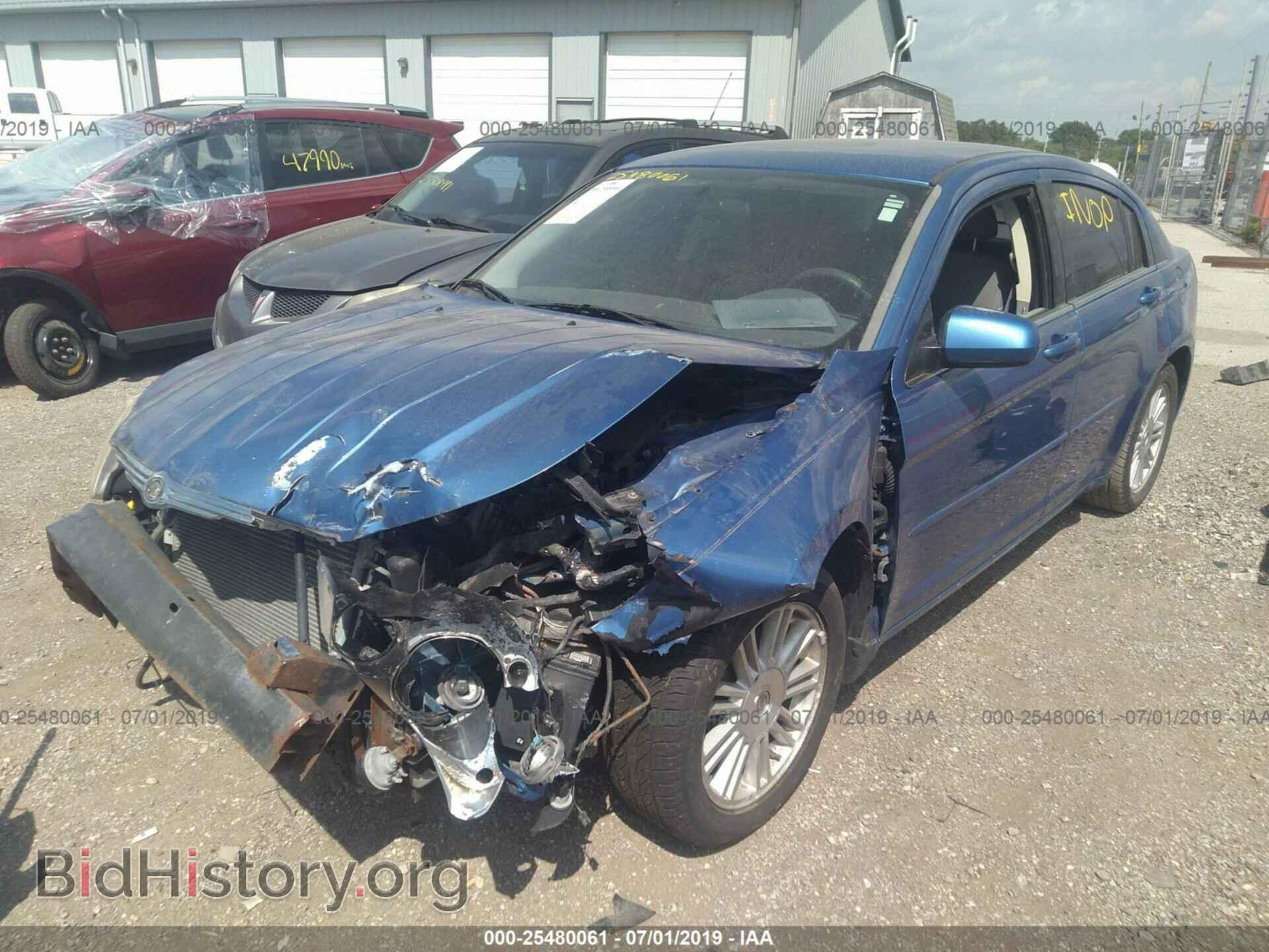 2007 CHRYSLER SEBRING - VIN: 1C3LC56K37N645804 - Фото 2