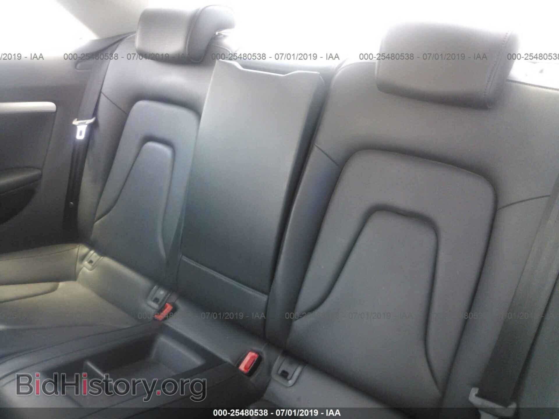 2012 AUDI A5 - VIN: WAULFAFR0CA005279 - Фото 8
