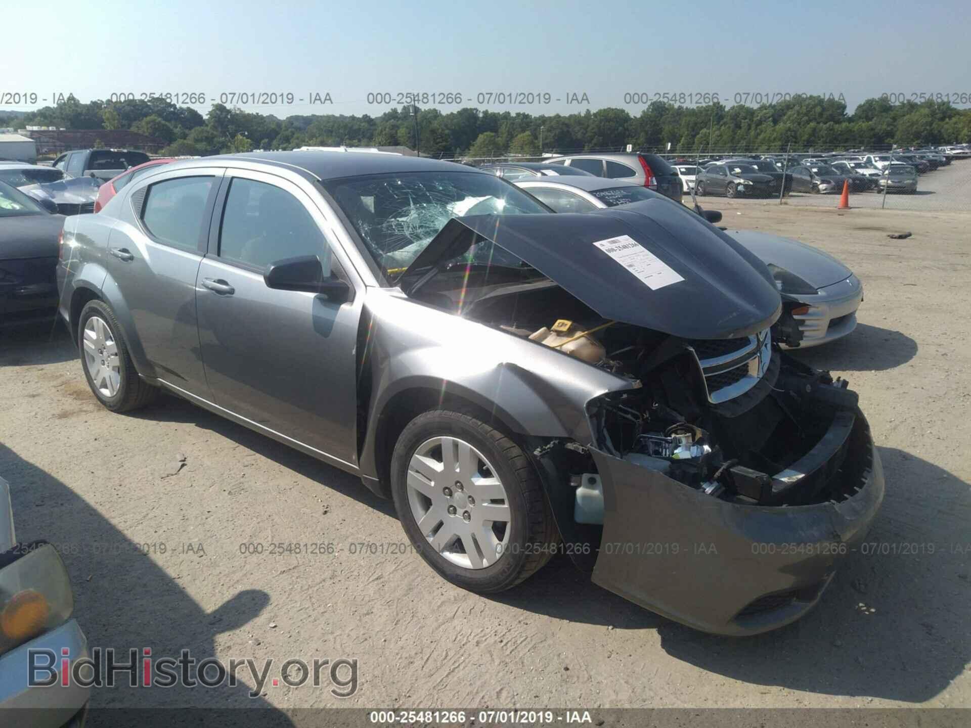 Photo 1C3CDZAB7CN118418 - DODGE AVENGER 2012