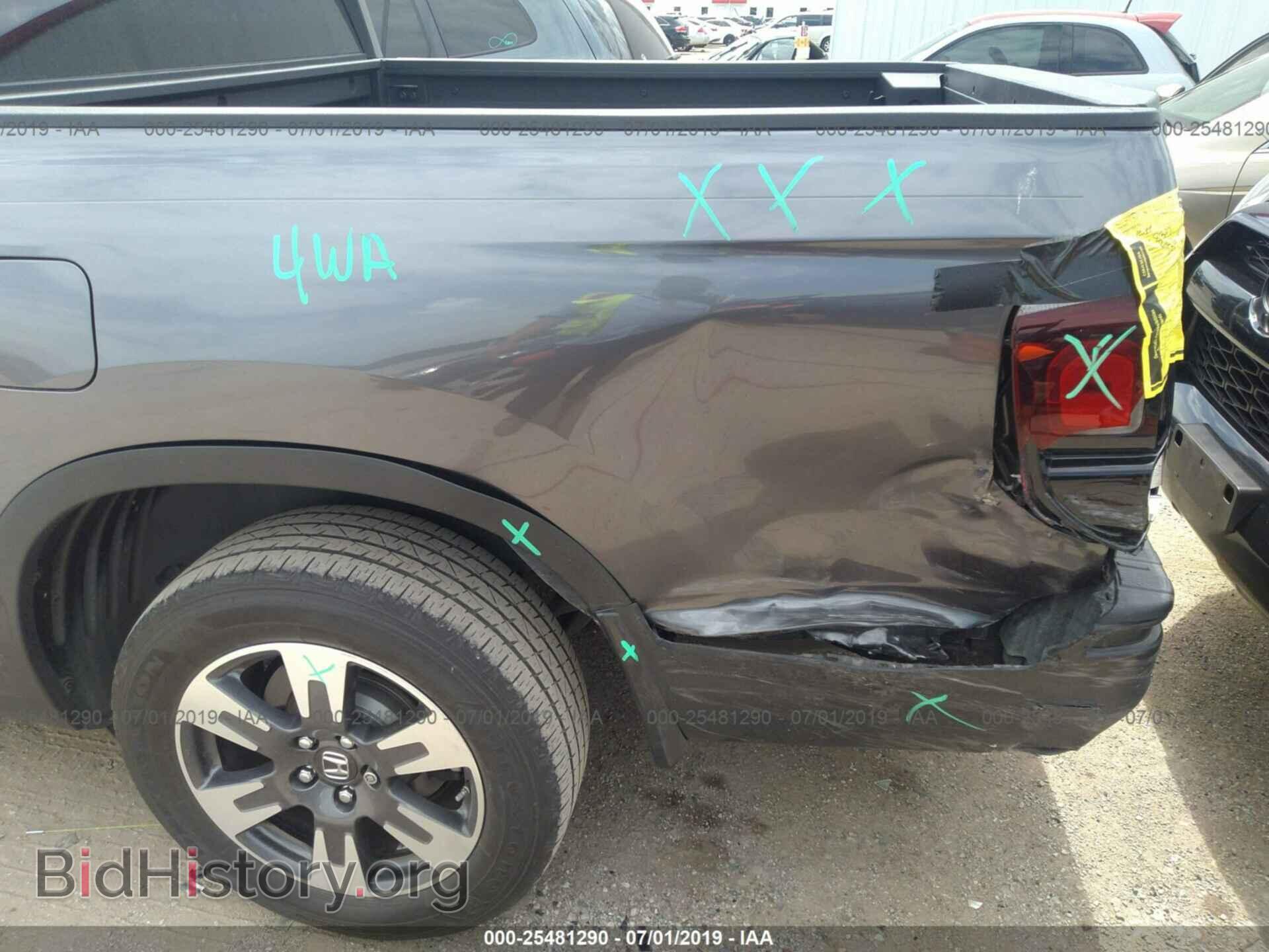 2017 HONDA RIDGELINE - VIN: 5FPYK3F66HB016864 - Фото 6