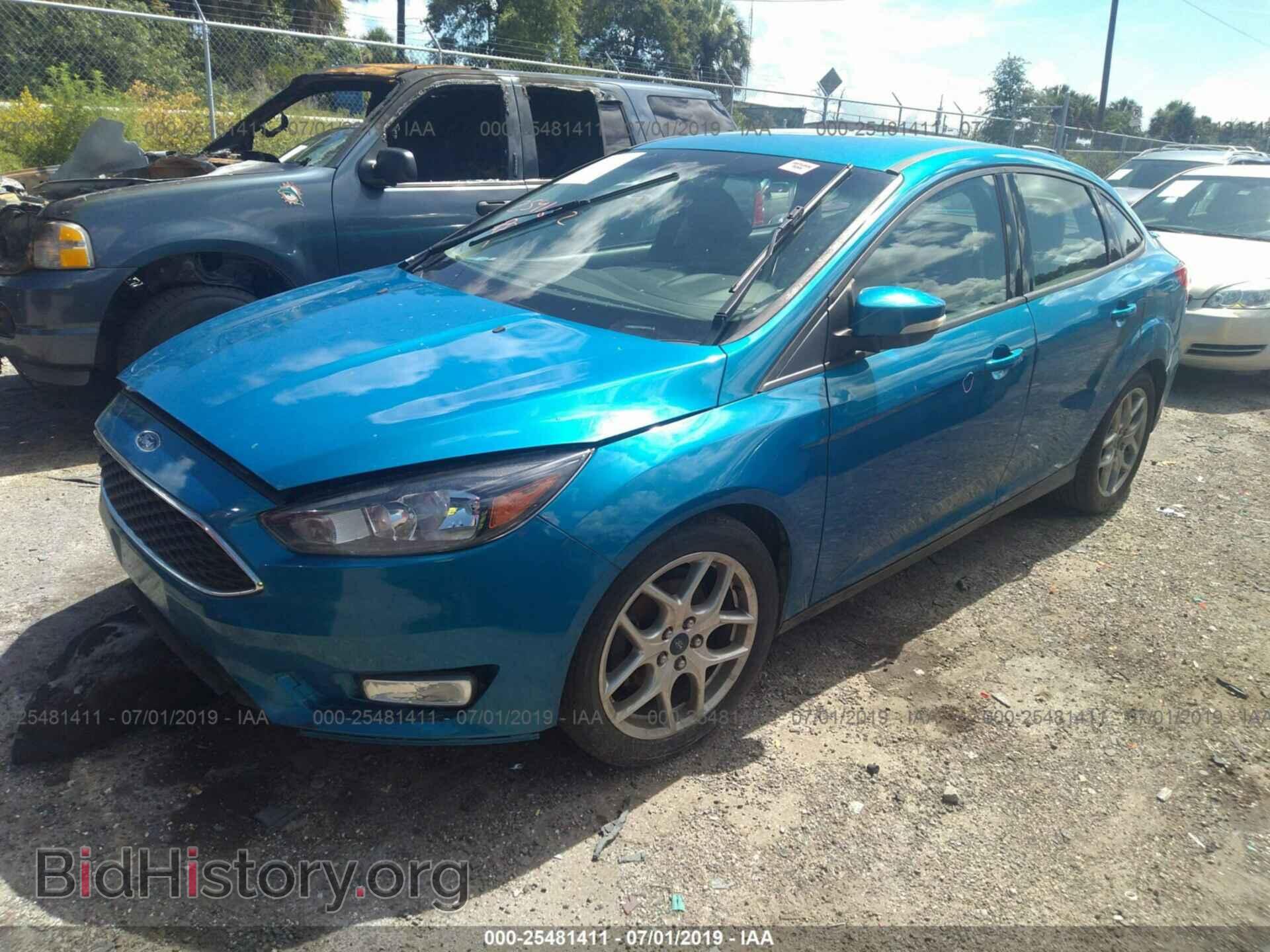 2015 FORD FOCUS - VIN: 1FADP3F28FL308442 - Фото 2