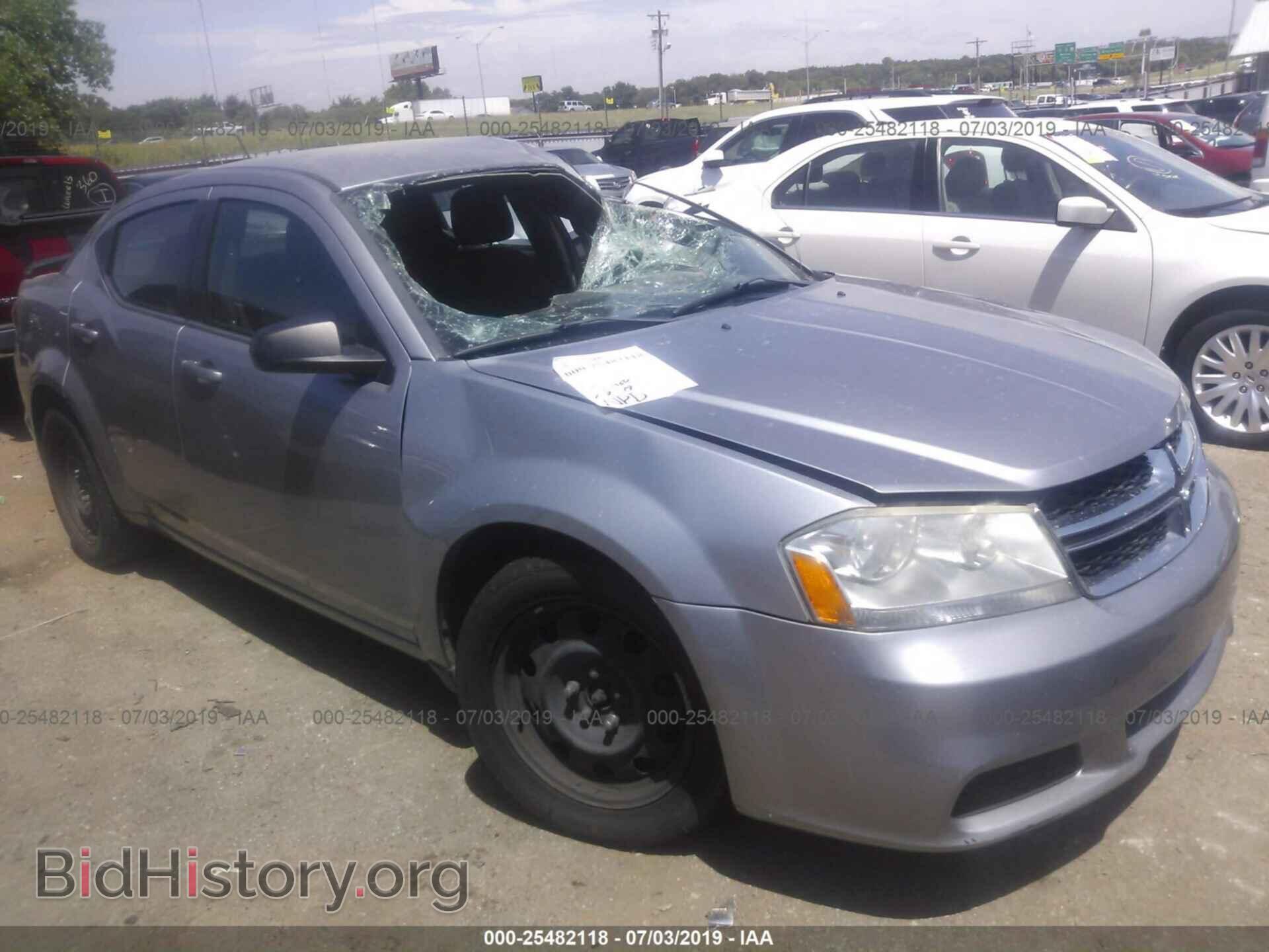 Photo 1C3CDZAG8DN750194 - DODGE AVENGER 2013