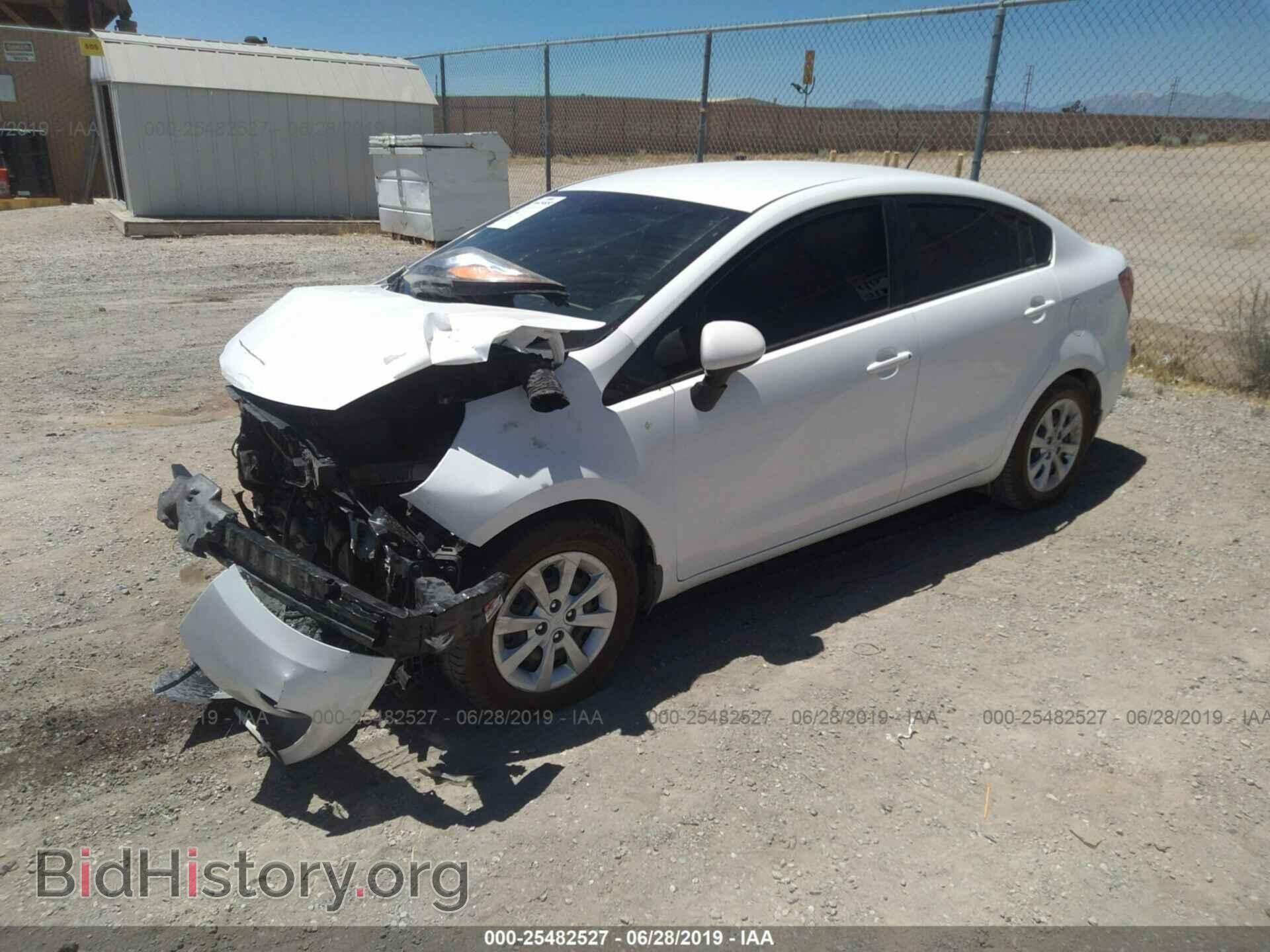 2016 KIA RIO - VIN: KNADM4A38G6620153 - Фото 2