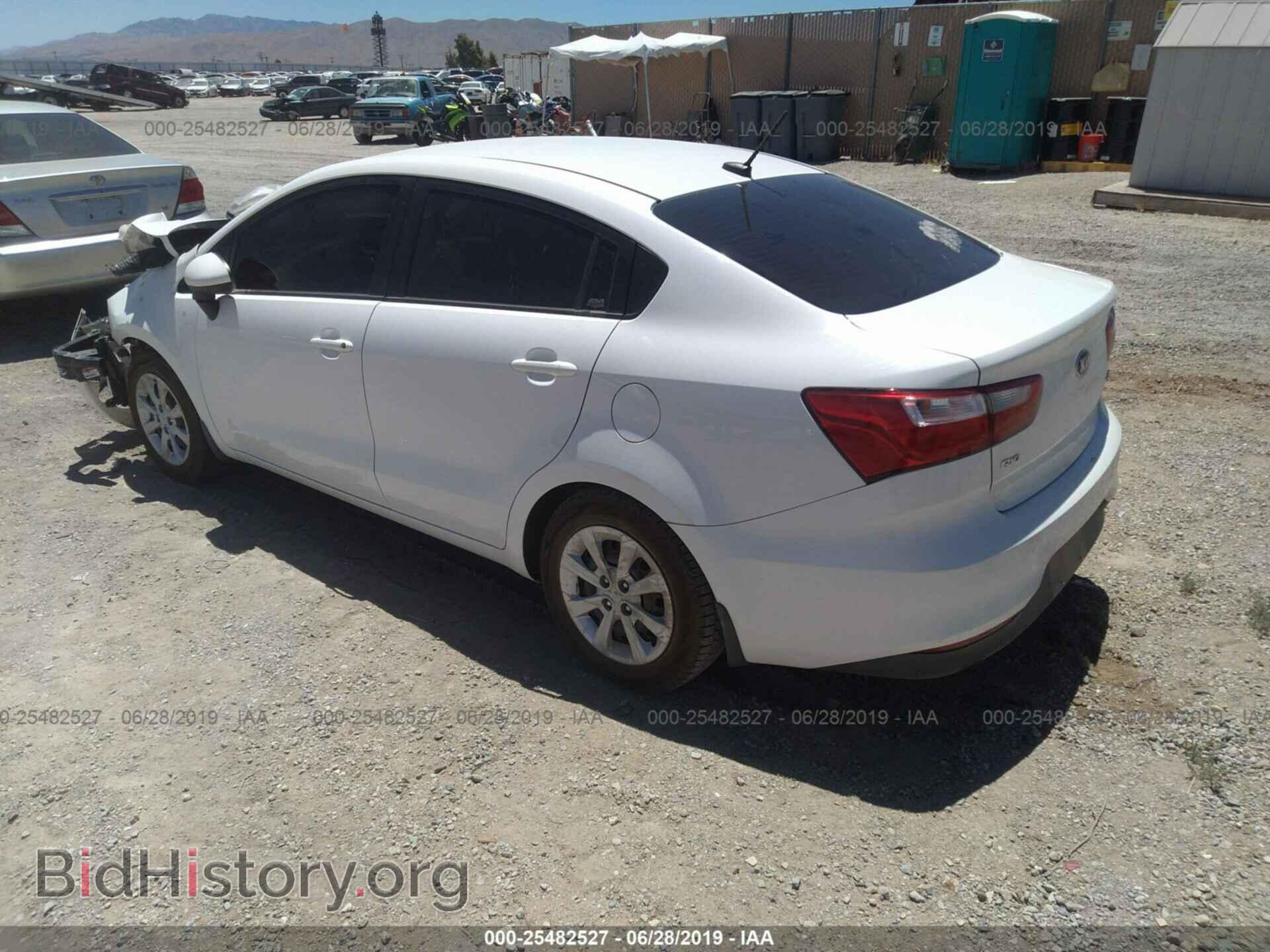 2016 KIA RIO - VIN: KNADM4A38G6620153 - Фото 3