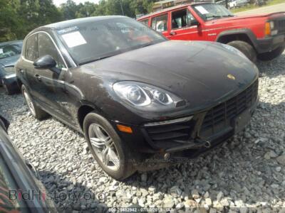 2016 Porsche MACAN S, черный — VIN WP1AB2A58GLB50756, IAAI