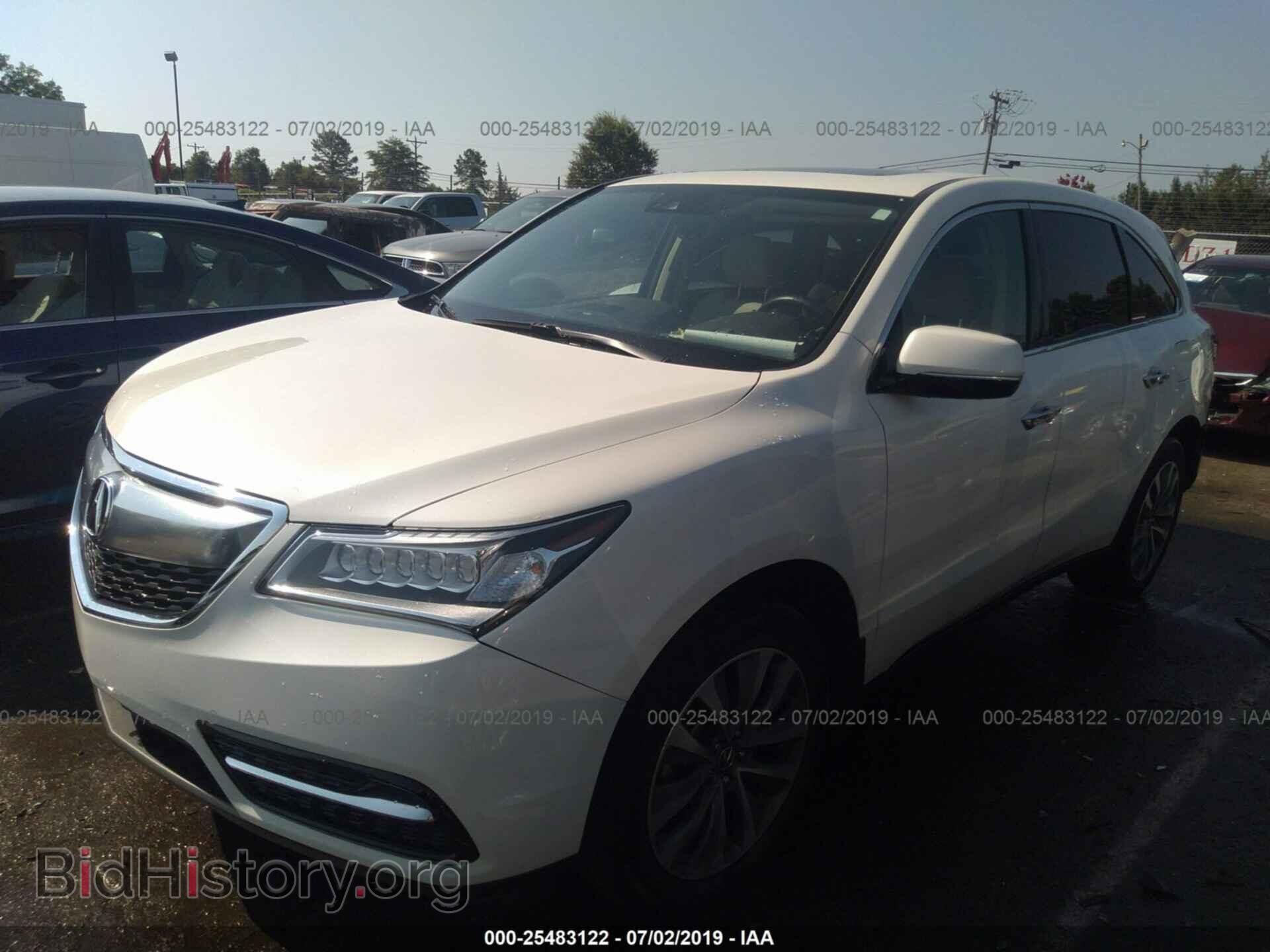 2016 ACURA MDX - VIN: 5FRYD3H44GB008239 - Photo 2