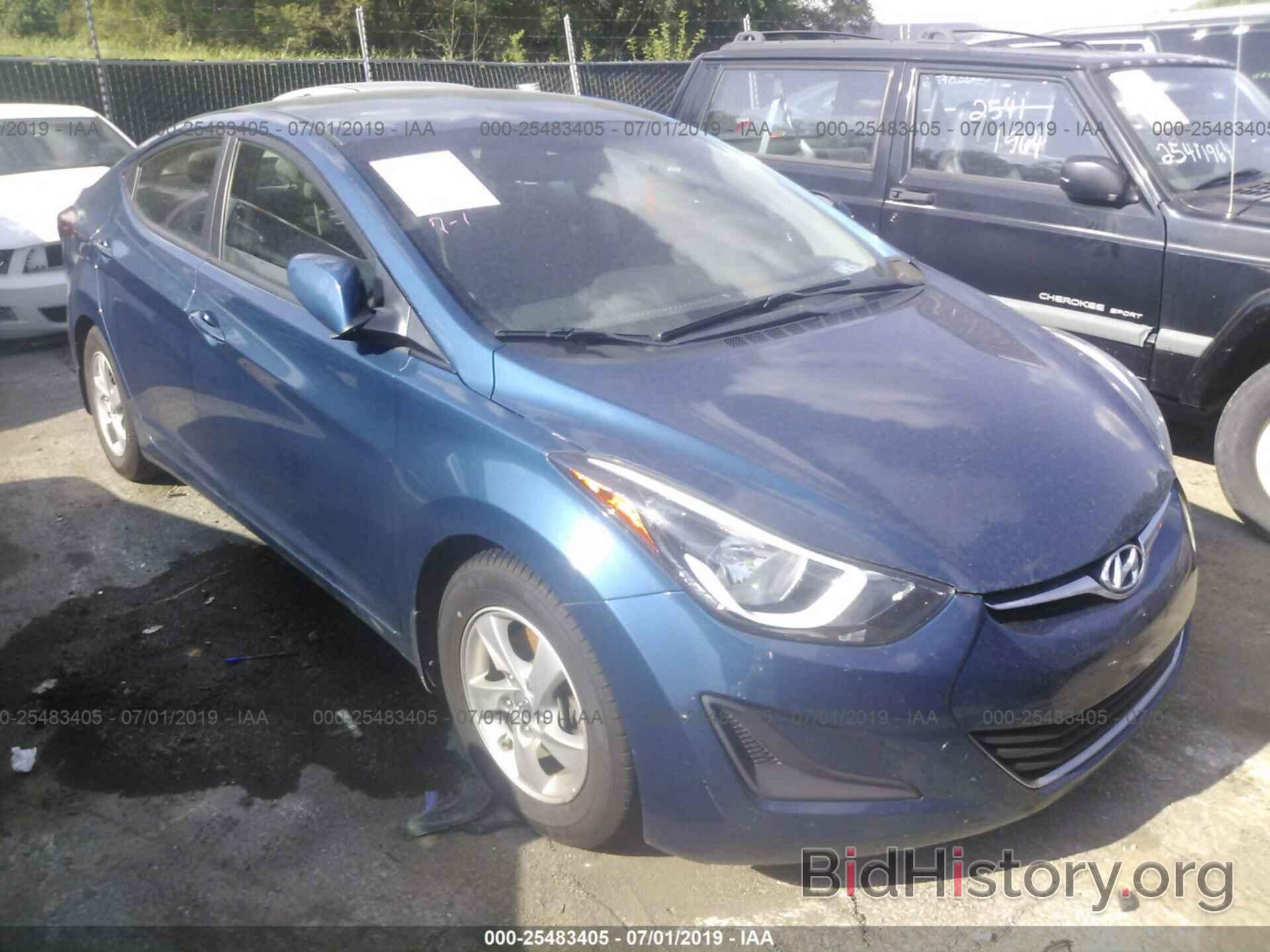 Photo KMHDH4AE2FU354126 - HYUNDAI ELANTRA 2015