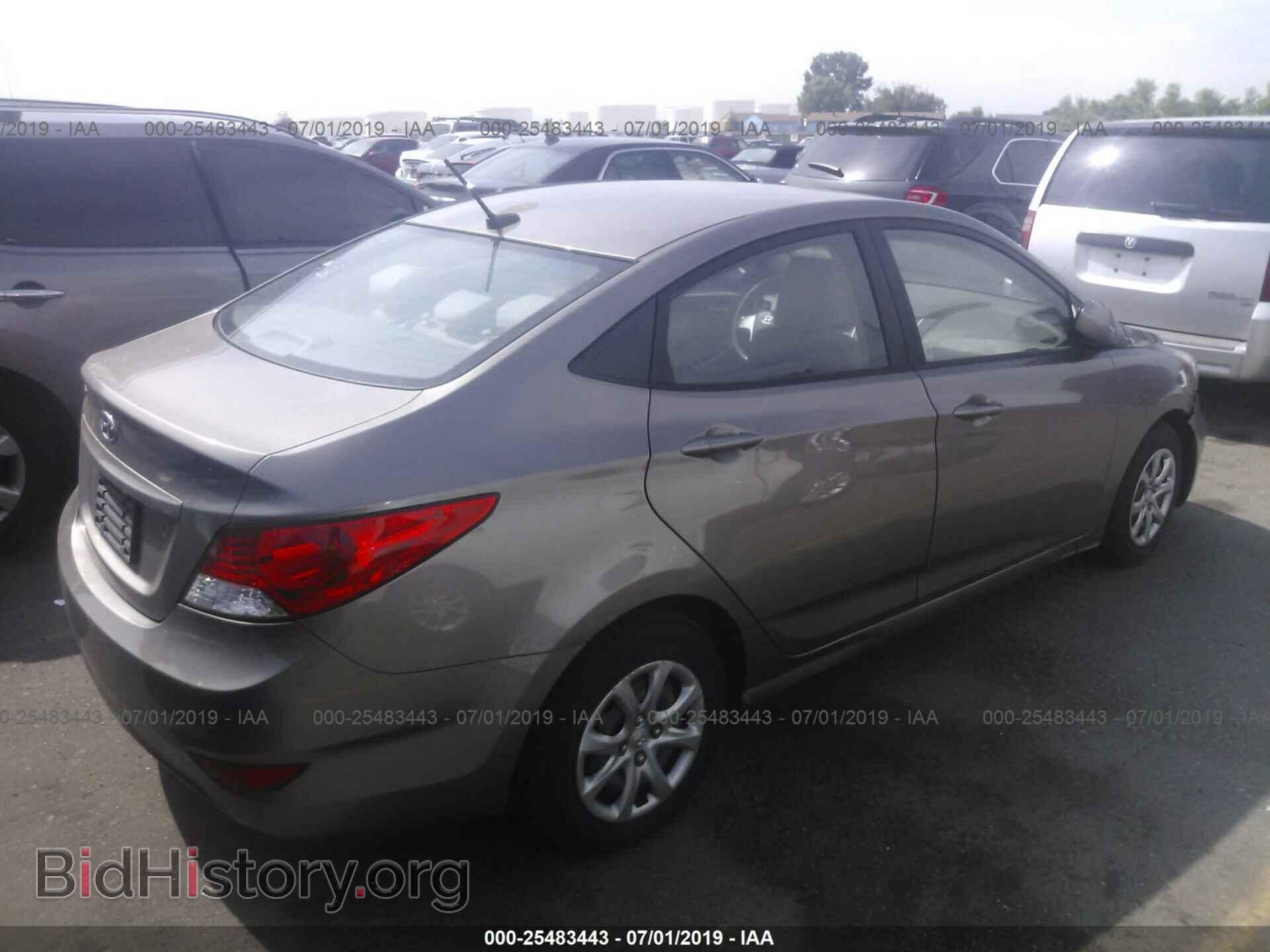 2013 HYUNDAI ACCENT - VIN: KMHCT4AE6DU530165 - Фото 4