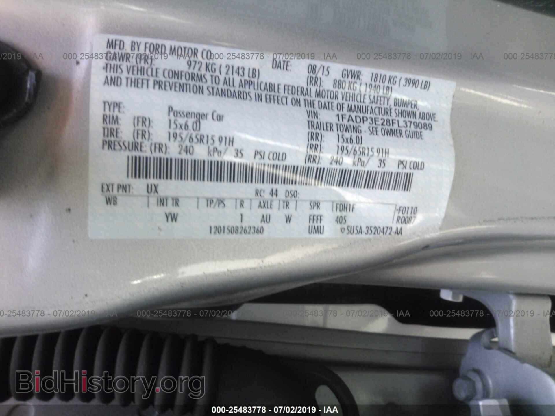 2015 FORD FOCUS - VIN: 1FADP3E28FL379089 - Photo 9