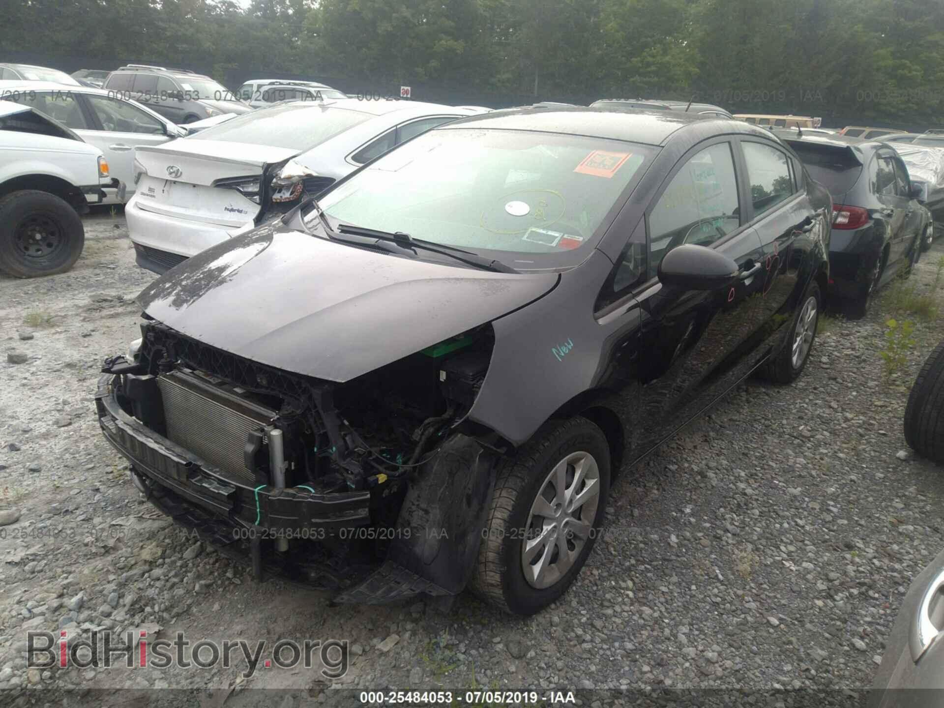 2015 KIA RIO - VIN: KNADM4A36F6458280 - Фото 2