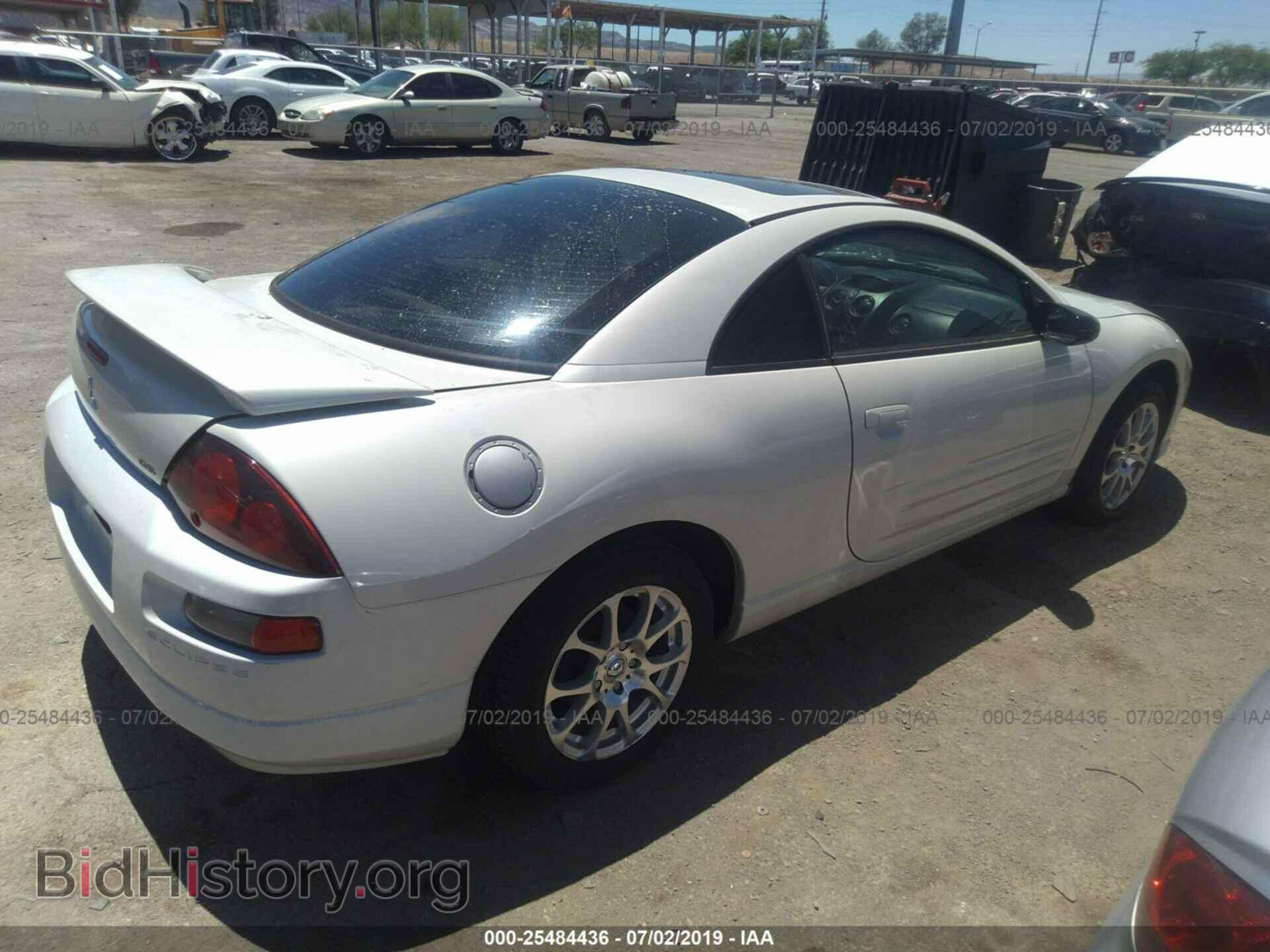2002 MITSUBISHI ECLIPSE - VIN: 4A3AC44G62E091952 - Фото 4