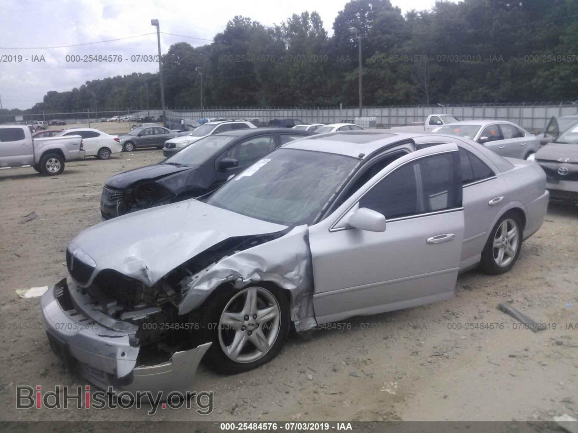 2000 LINCOLN LS - VIN: 1LNHM87A0YY934799 - Фото 2