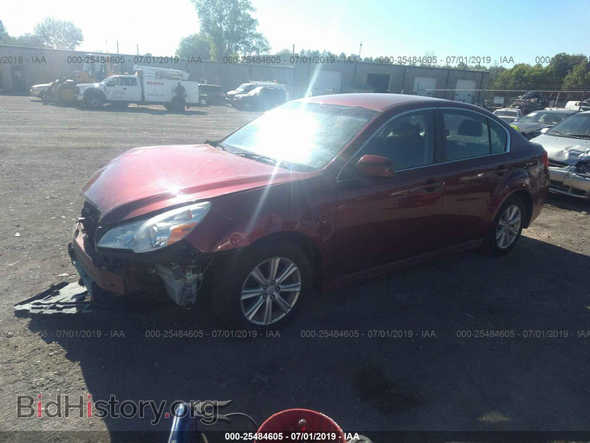2012 SUBARU LEGACY - VIN: 4S3BMBC63C3030198 - Фото 2