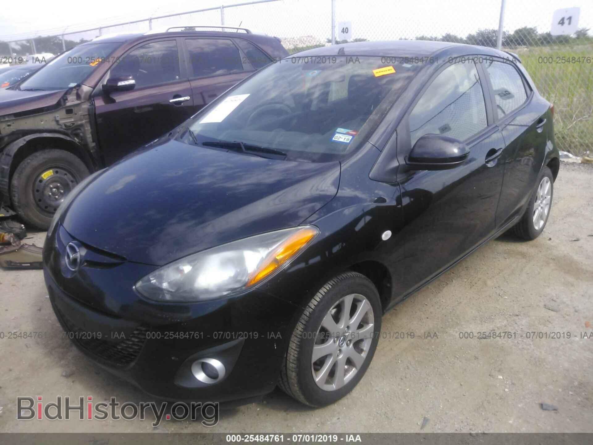 2014 MAZDA MAZDA2 - VIN: JM1DE1LY2E0176758 - Фото 2