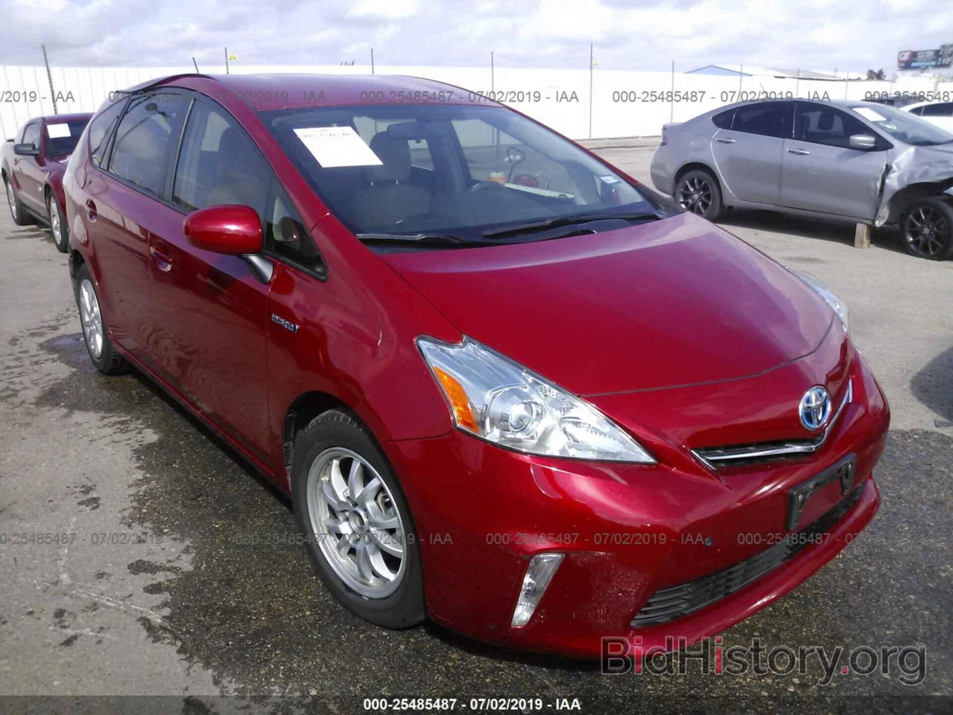 Photo JTDZN3EU3C3172841 - TOYOTA PRIUS V 2012