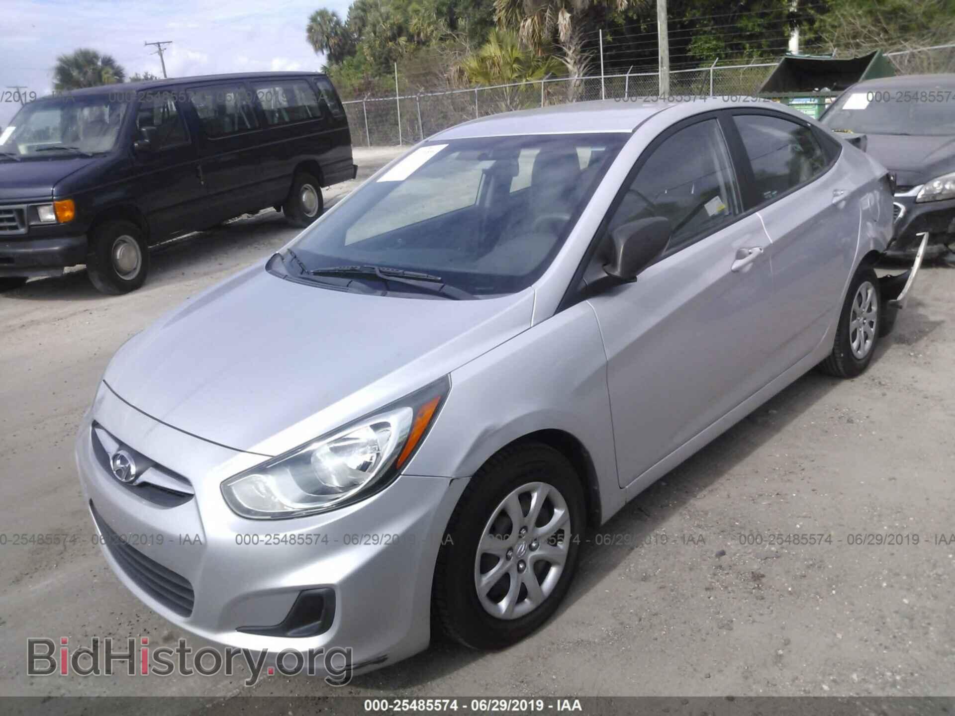 2013 HYUNDAI ACCENT - VIN: KMHCT4AE3DU525974 - Фото 2
