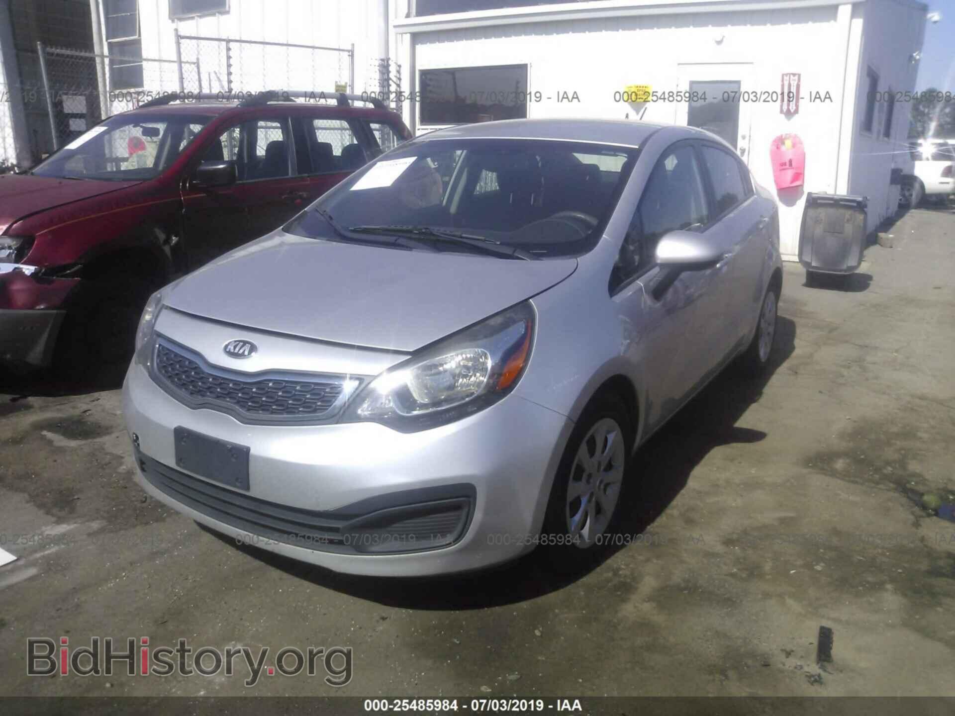 2013 KIA RIO - VIN: KNADN4A39D6178900 - Фото 2
