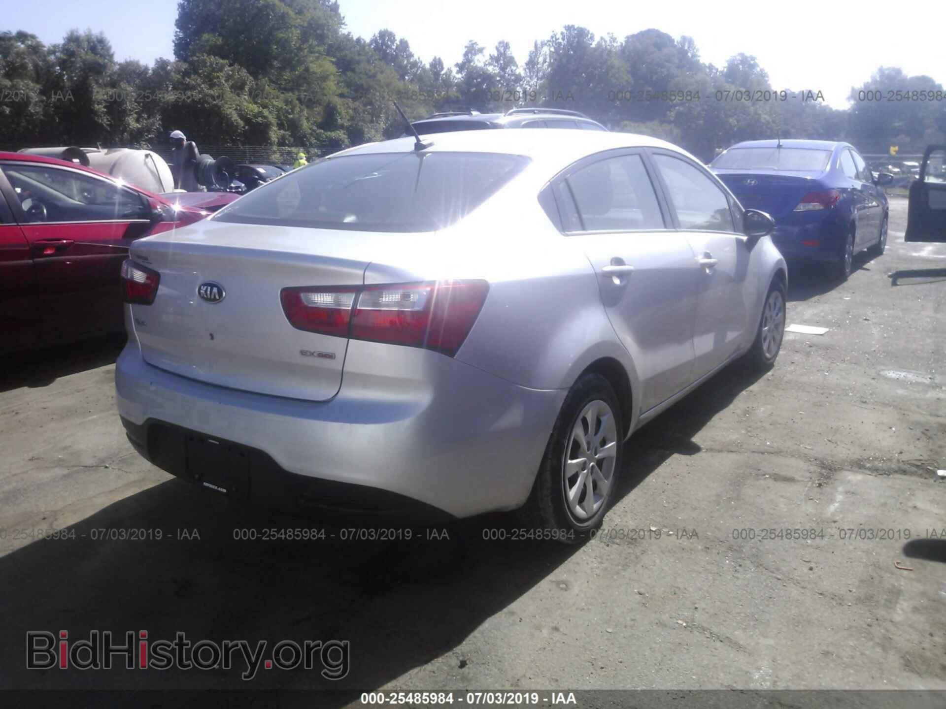 2013 KIA RIO - VIN: KNADN4A39D6178900 - Фото 4
