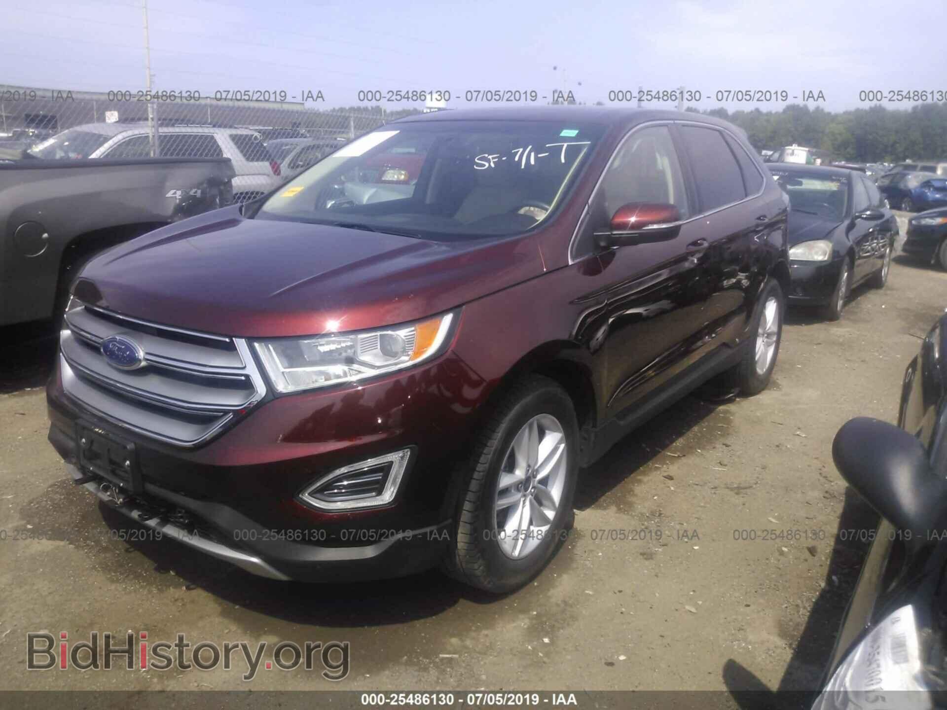 2015 FORD EDGE - VIN: 2FMTK3J89FBB12232 - Фото 2