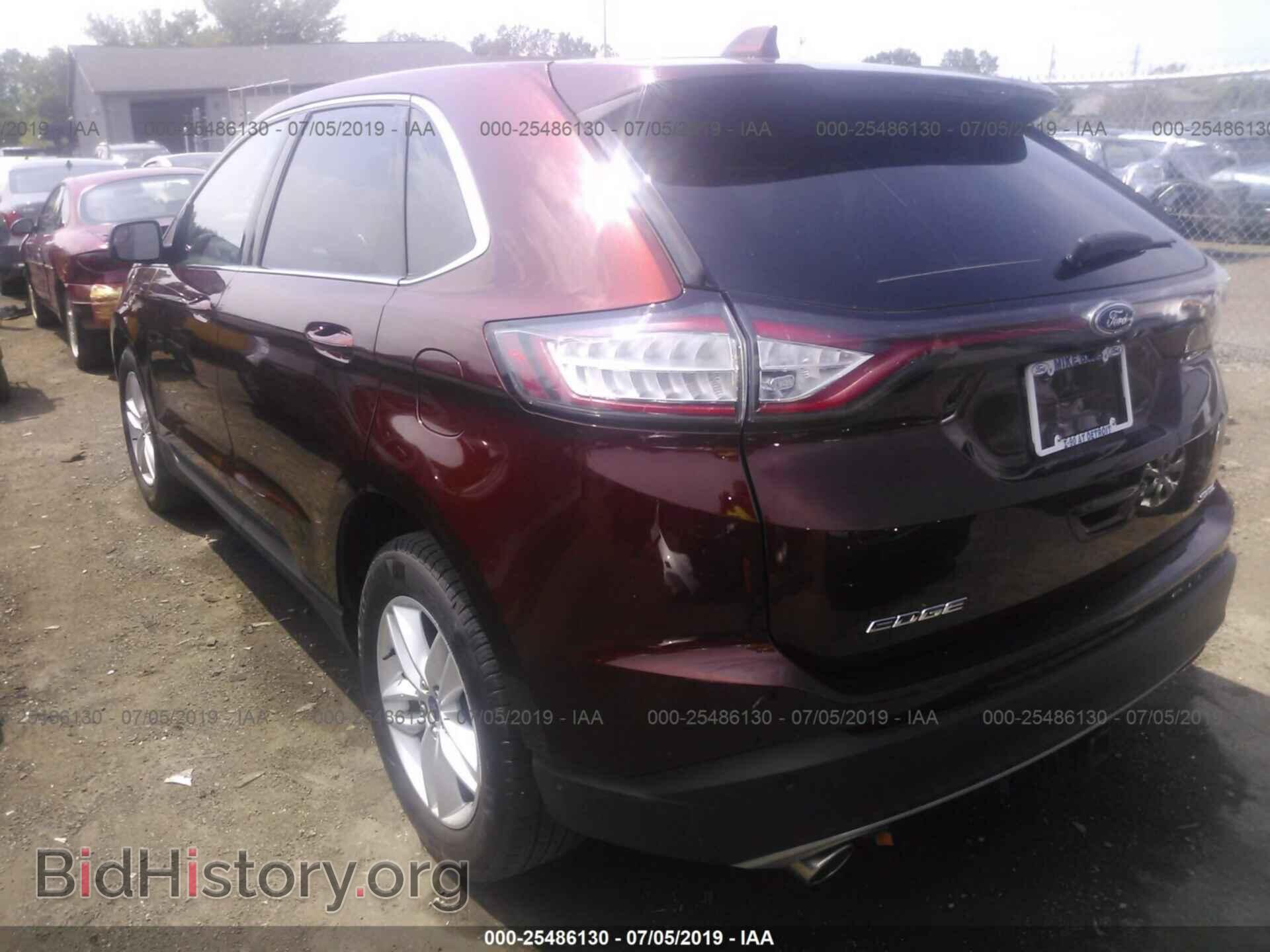 2015 FORD EDGE - VIN: 2FMTK3J89FBB12232 - Фото 3