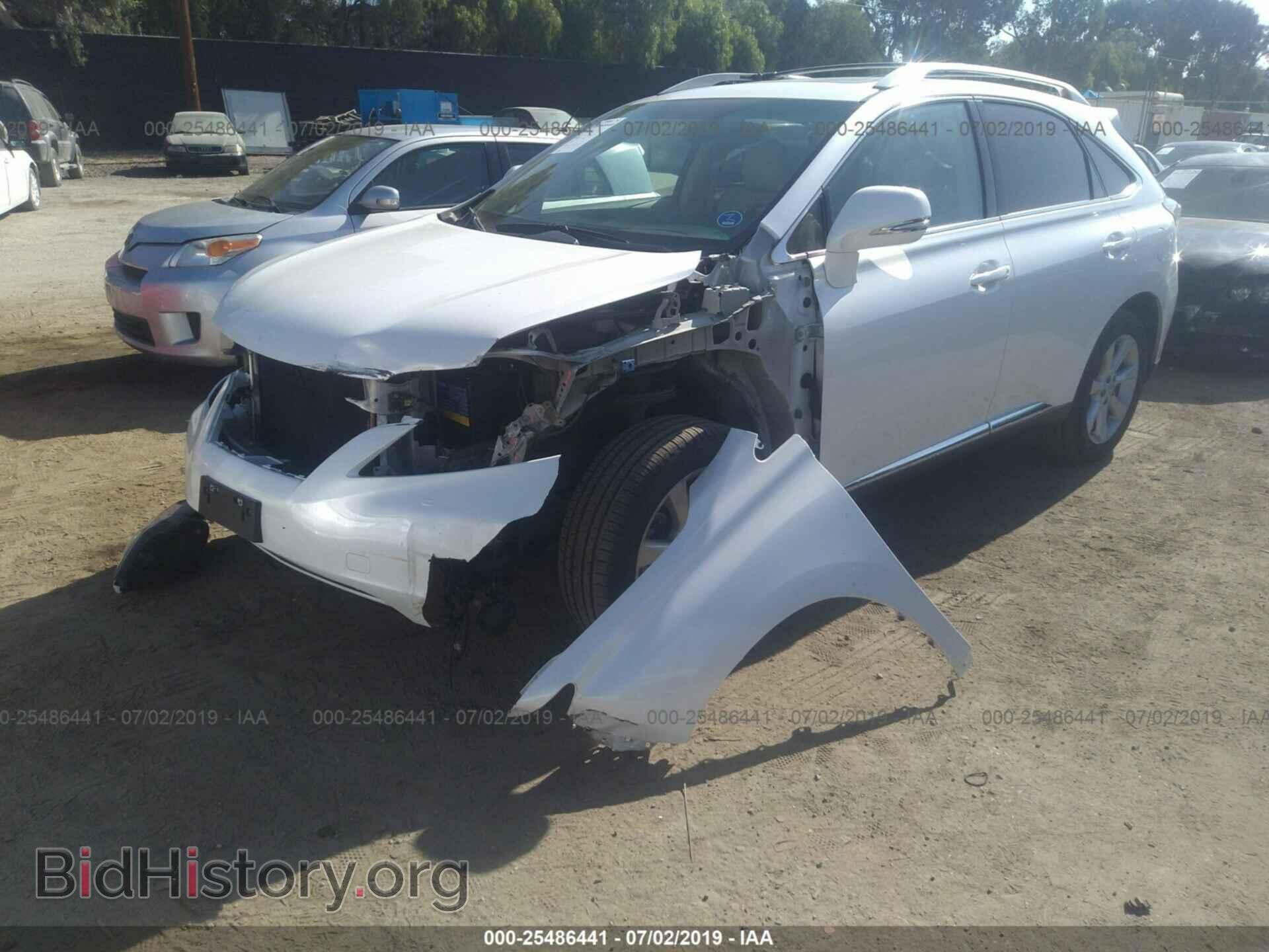 2012 LEXUS RX - VIN: 2T2ZK1BA7CC081646 - Photo 2