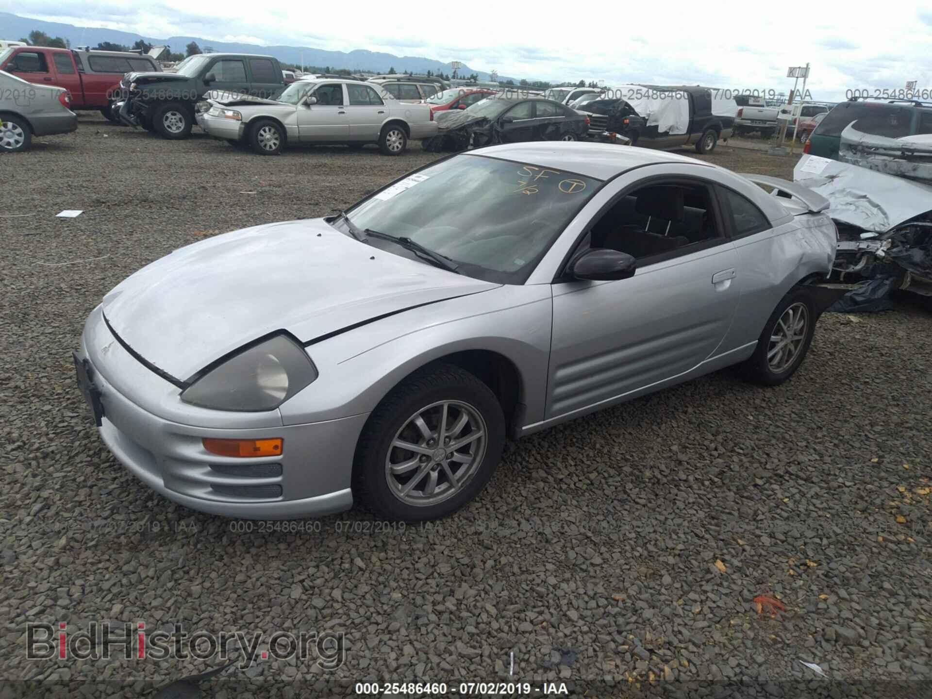 2002 MITSUBISHI ECLIPSE - VIN: 4A3AC44G22E005360 - Фото 2