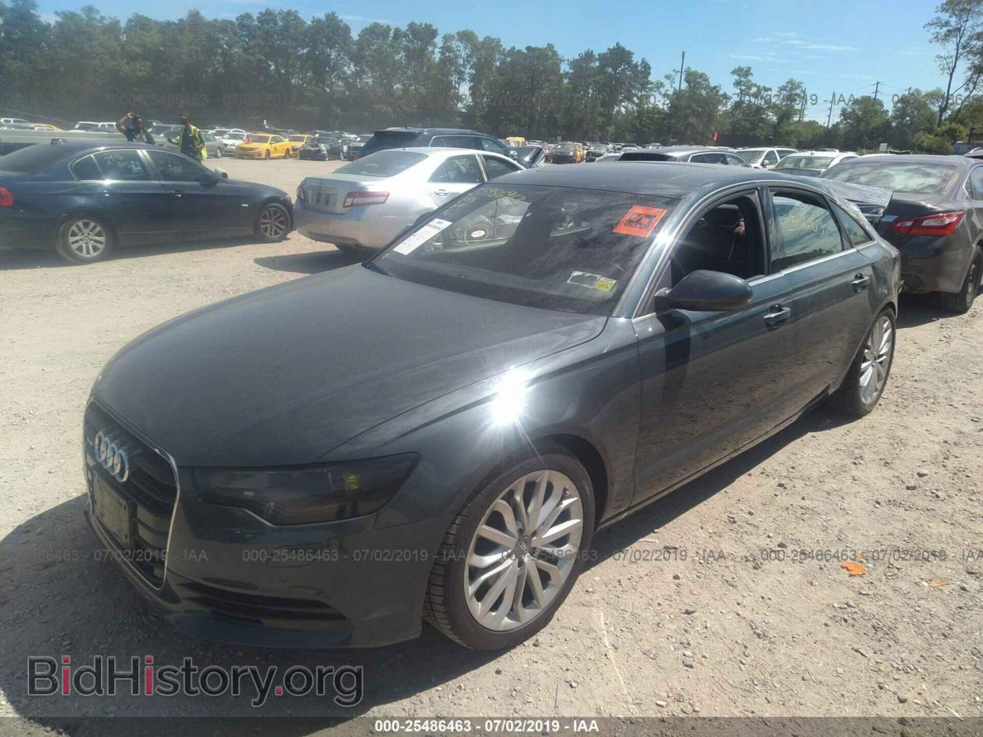 2013 AUDI A6 - VIN: WAUGFAFC3DN086964 - Фото 2