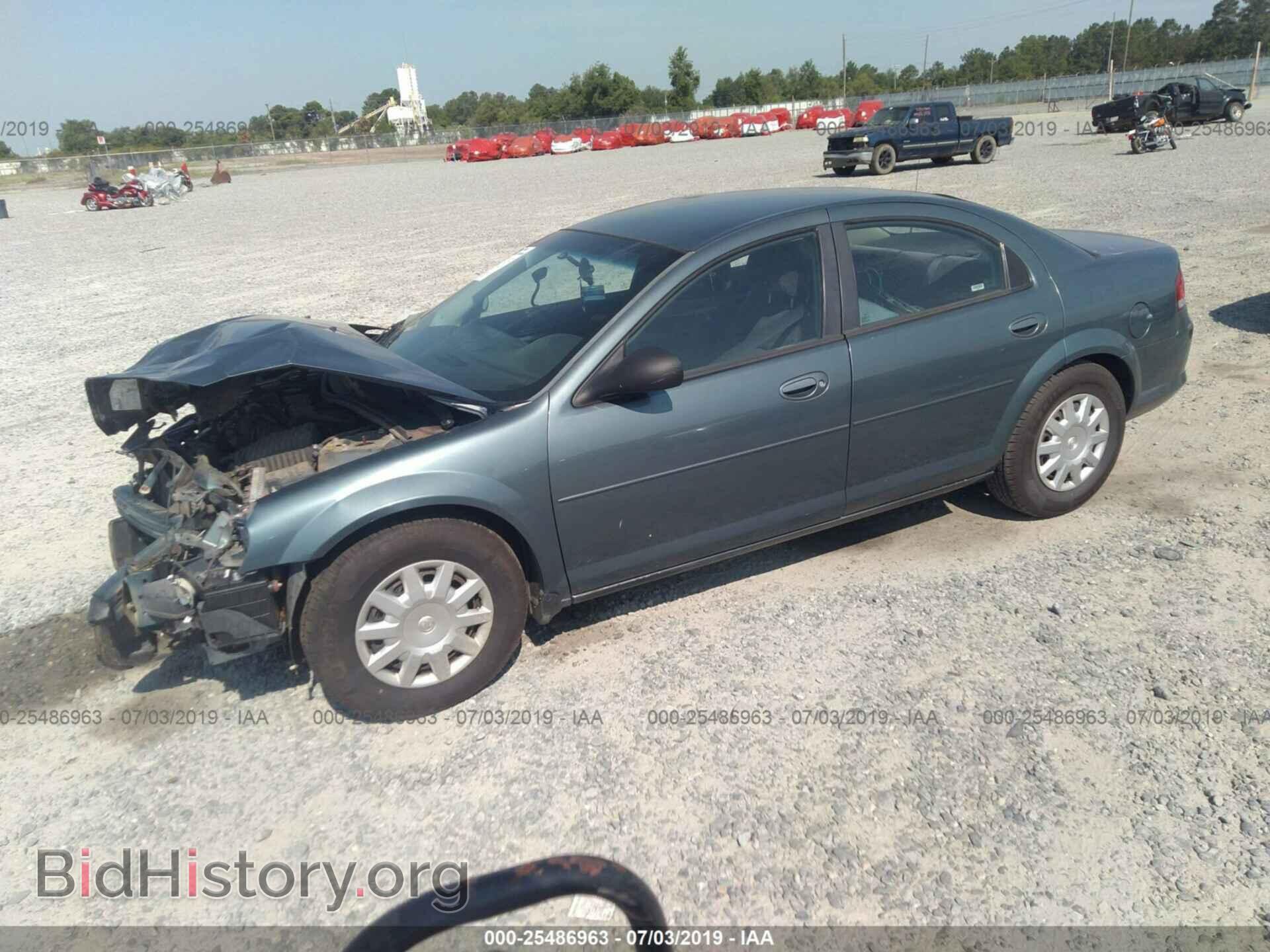 2006 CHRYSLER SEBRING - VIN: 1C3EL46X26N177593 - Фото 2