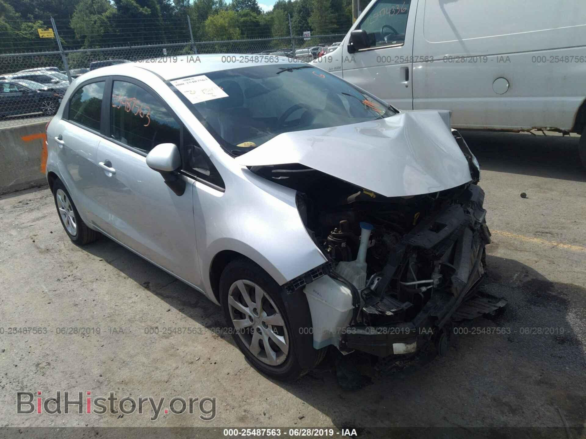 Фотография KNADM5A39C6015199 - KIA RIO 2012