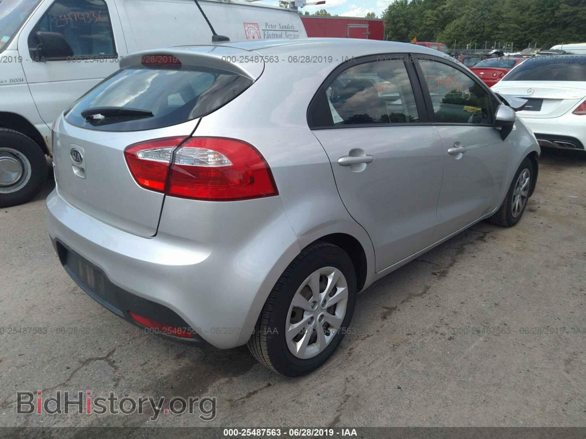 2012 KIA RIO - VIN: KNADM5A39C6015199 - Фото 4