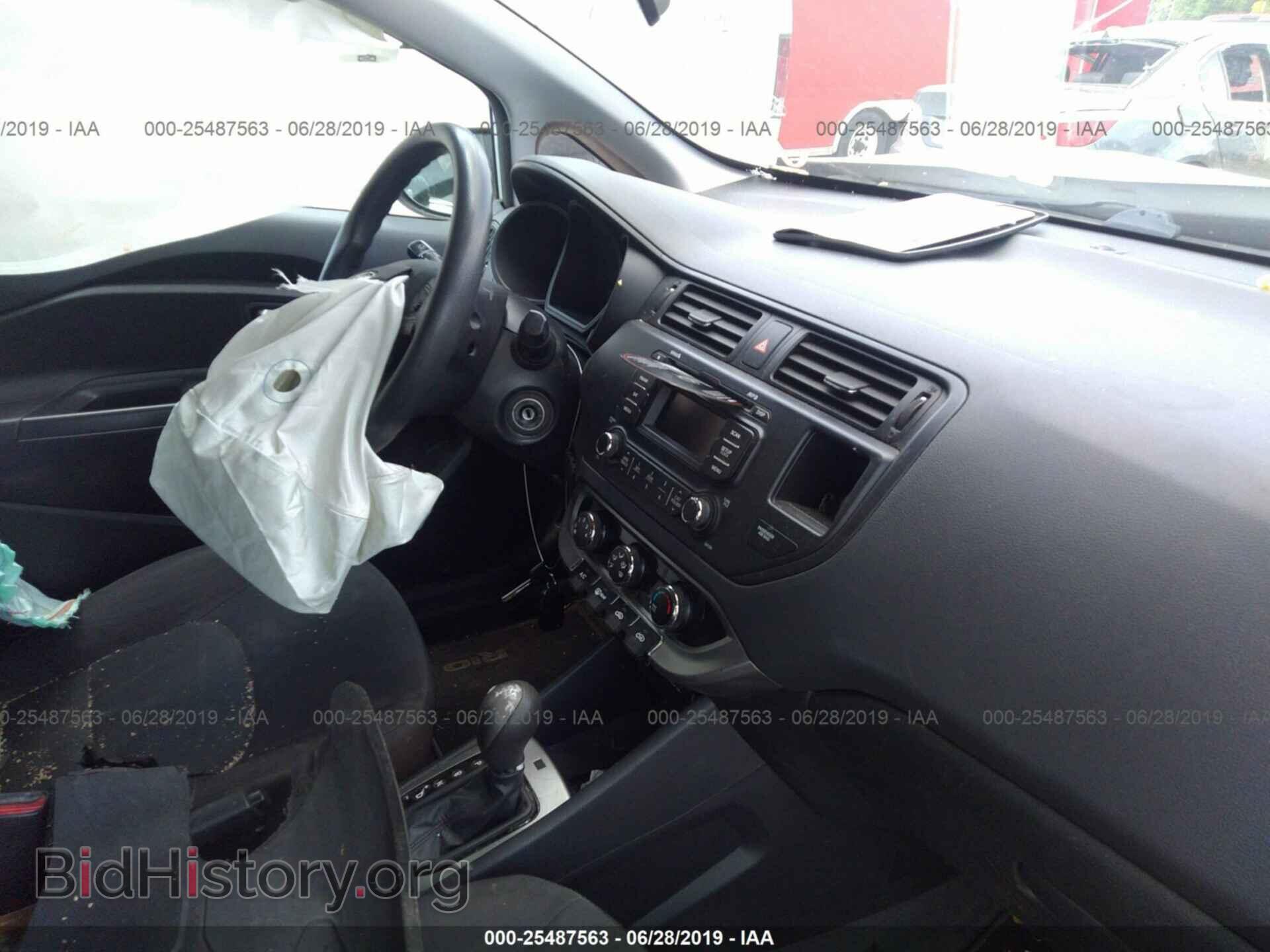 2012 KIA RIO - VIN: KNADM5A39C6015199 - Фото 5