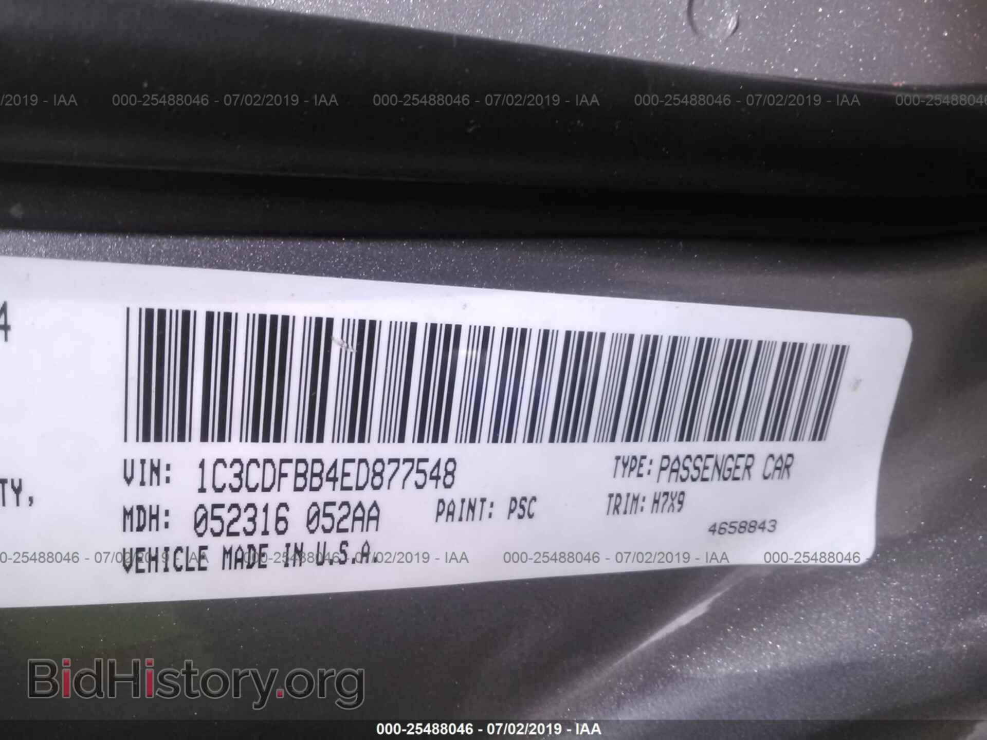 2014 DODGE DART - VIN: 1C3CDFBB4ED877548 - Фото 9