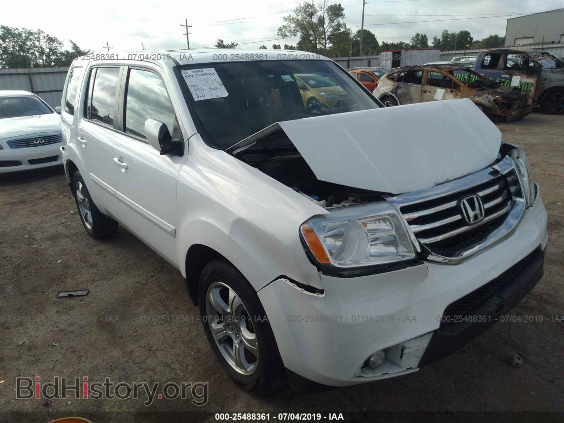 Фотография 5FNYF3H63DB043671 - HONDA PILOT 2013