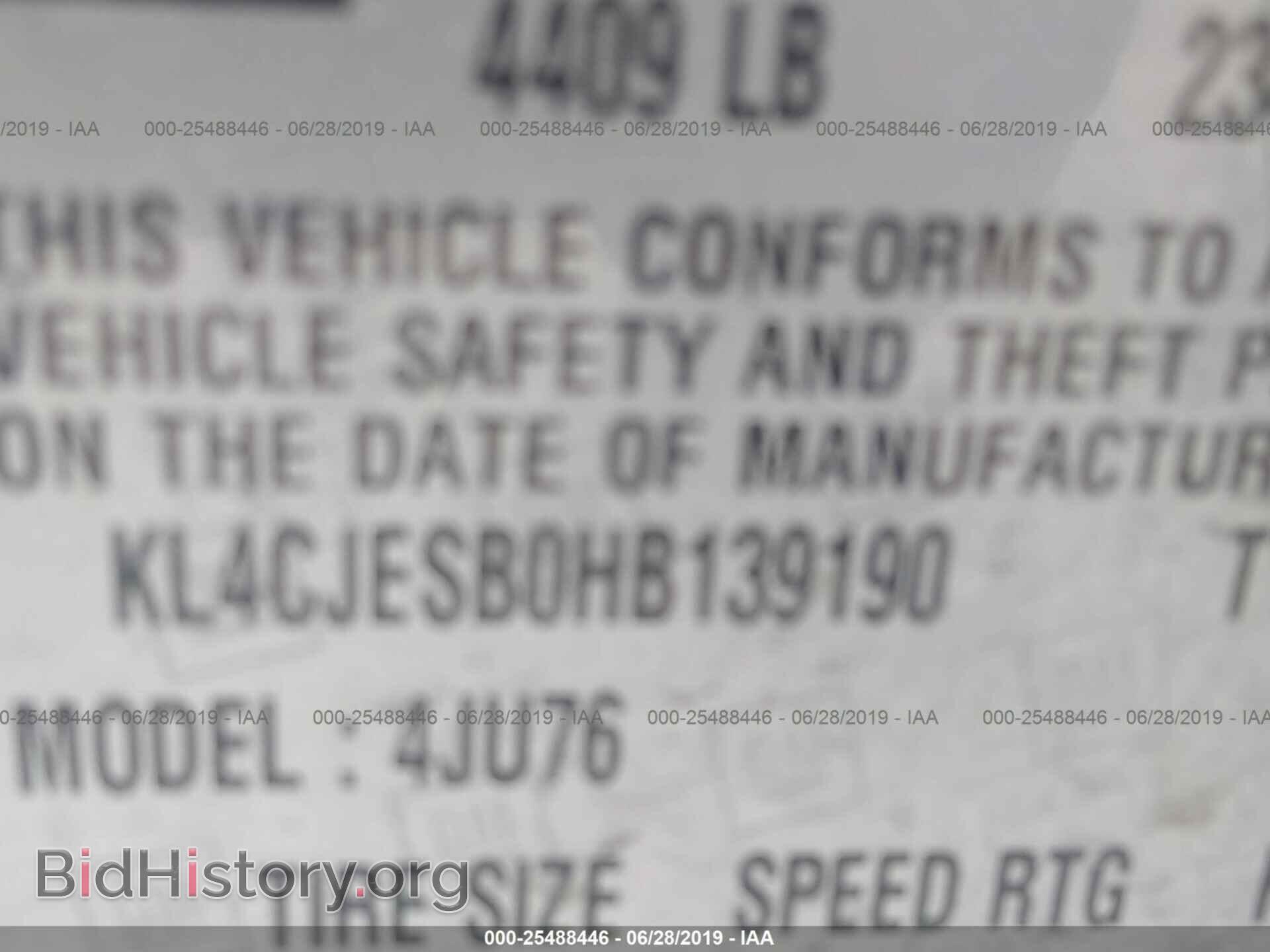 2017 BUICK ENCORE - VIN: KL4CJESB0HB139190 - Photo 9