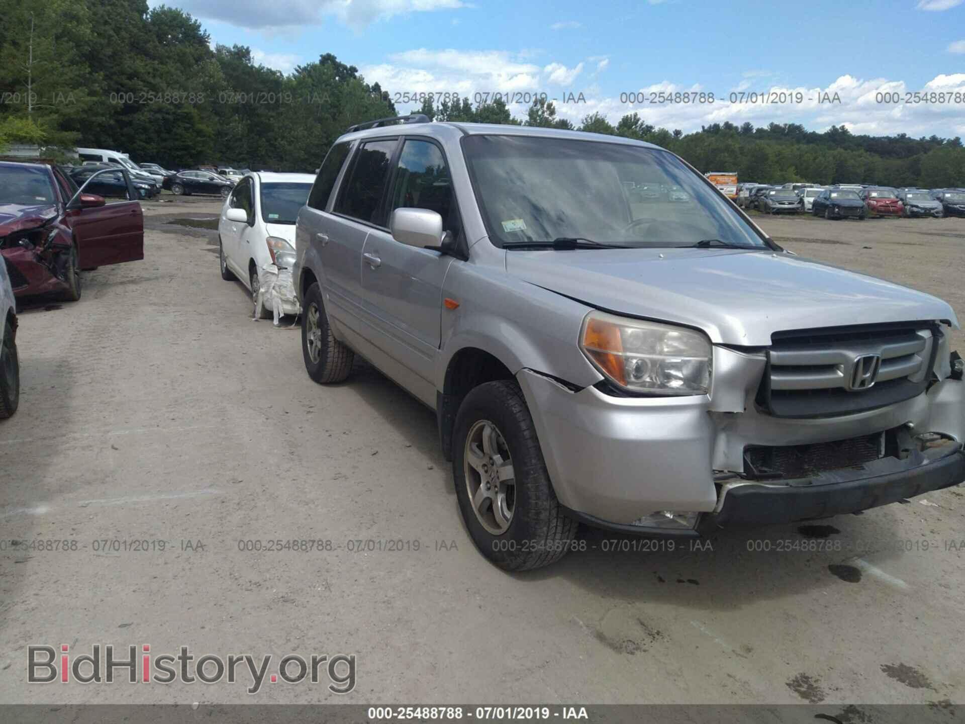 Фотография 5FNYF18727B028659 - HONDA PILOT 2007