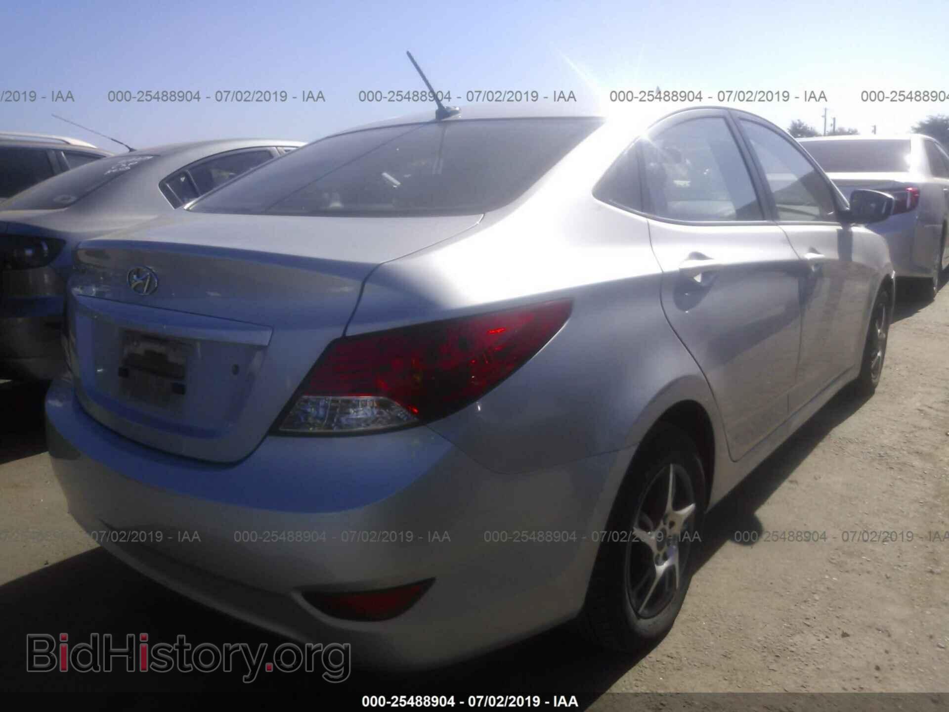 2014 HYUNDAI ACCENT - VIN: KMHCT4AEXEU746280 - Фото 4