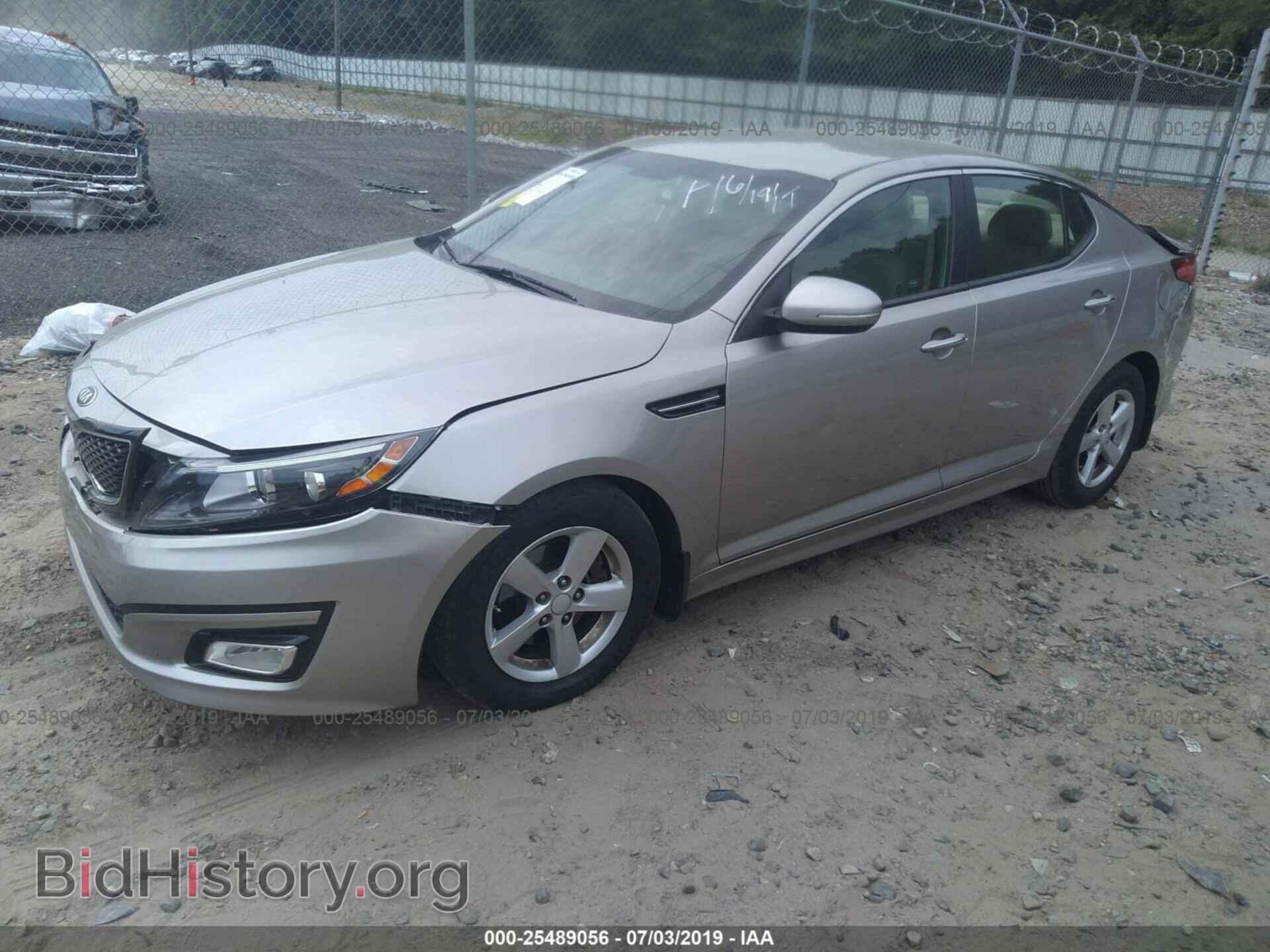 2014 KIA OPTIMA - VIN: KNAGM4A71E5453380 - Фото 2
