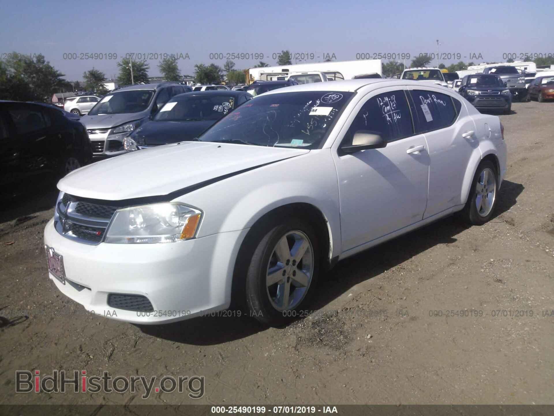 2013 DODGE AVENGER - VIN: 1C3CDZAB4DN655183 - Фото 2