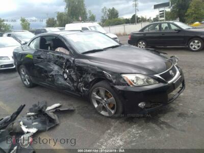 2010 Lexus IS, black — VIN JTHFF2C22A2502854, IAAI