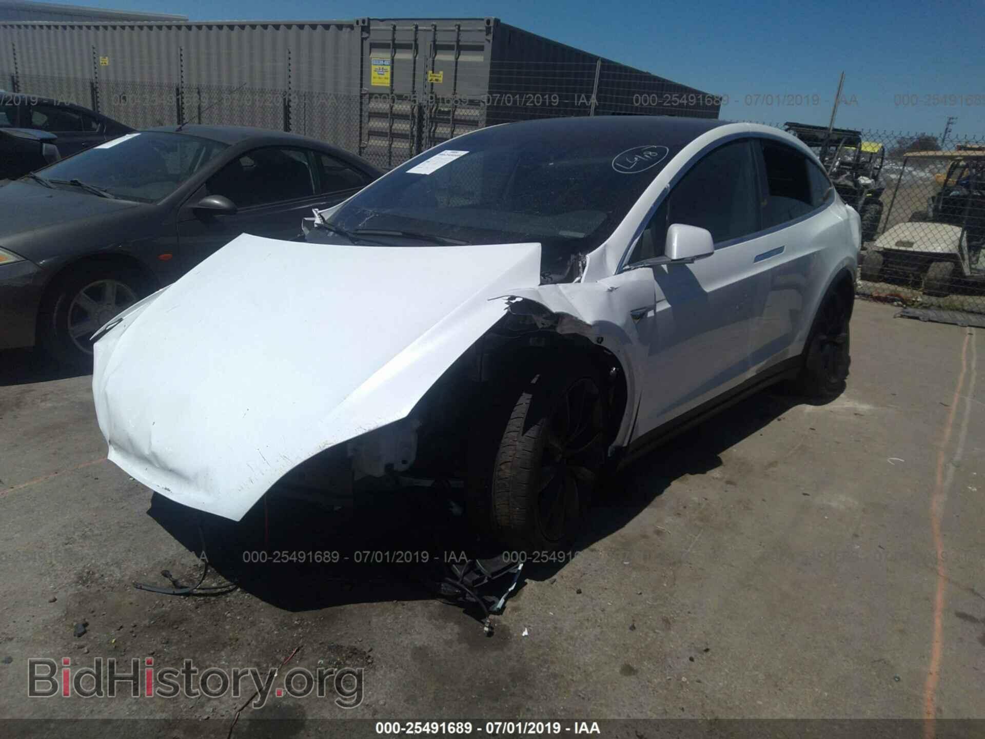2017 TESLA MODEL X - VIN: 5YJXCDE42HF042515 - Фото 2