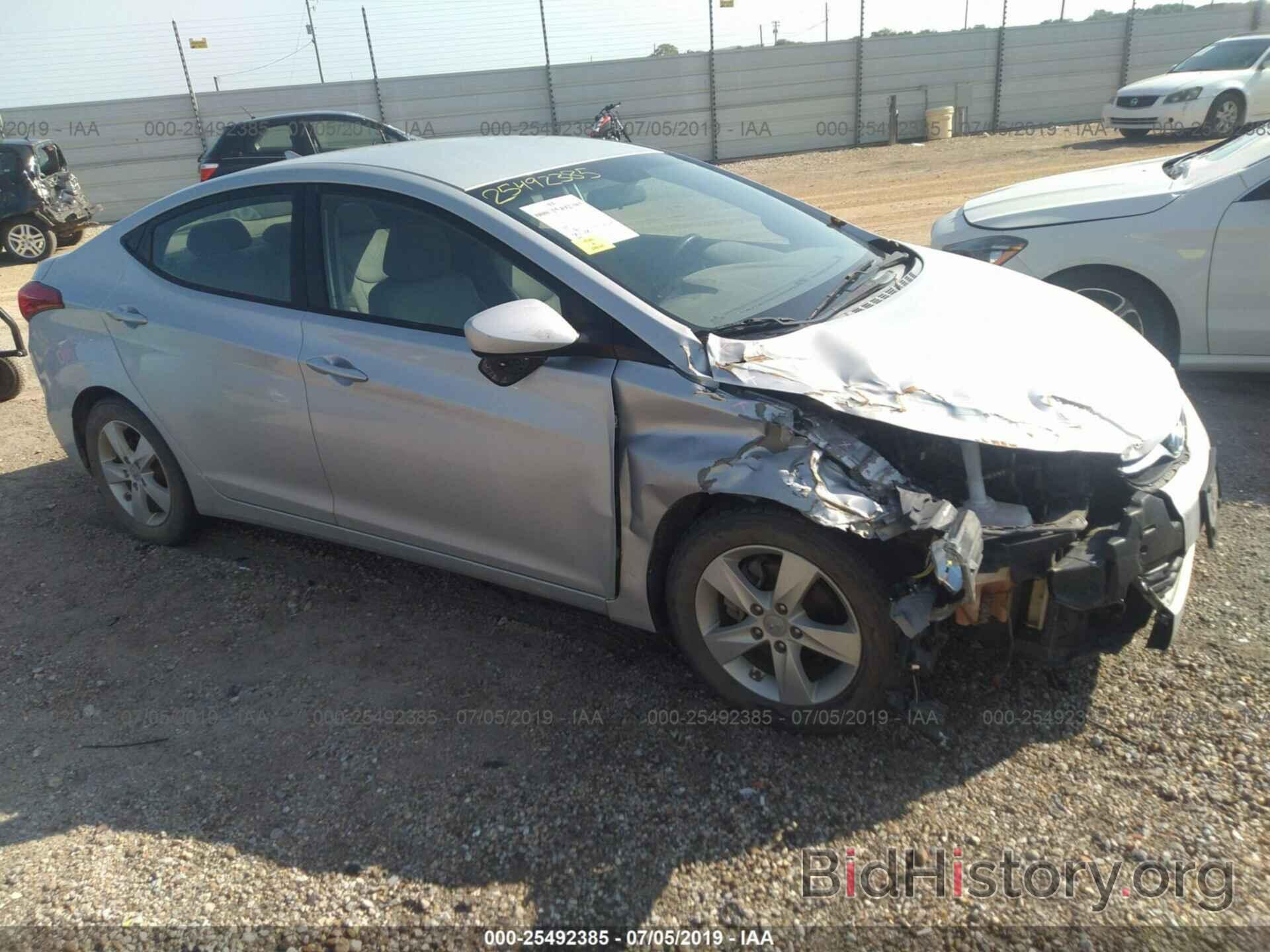 Photo KMHDH4AE4CU326209 - HYUNDAI ELANTRA 2012