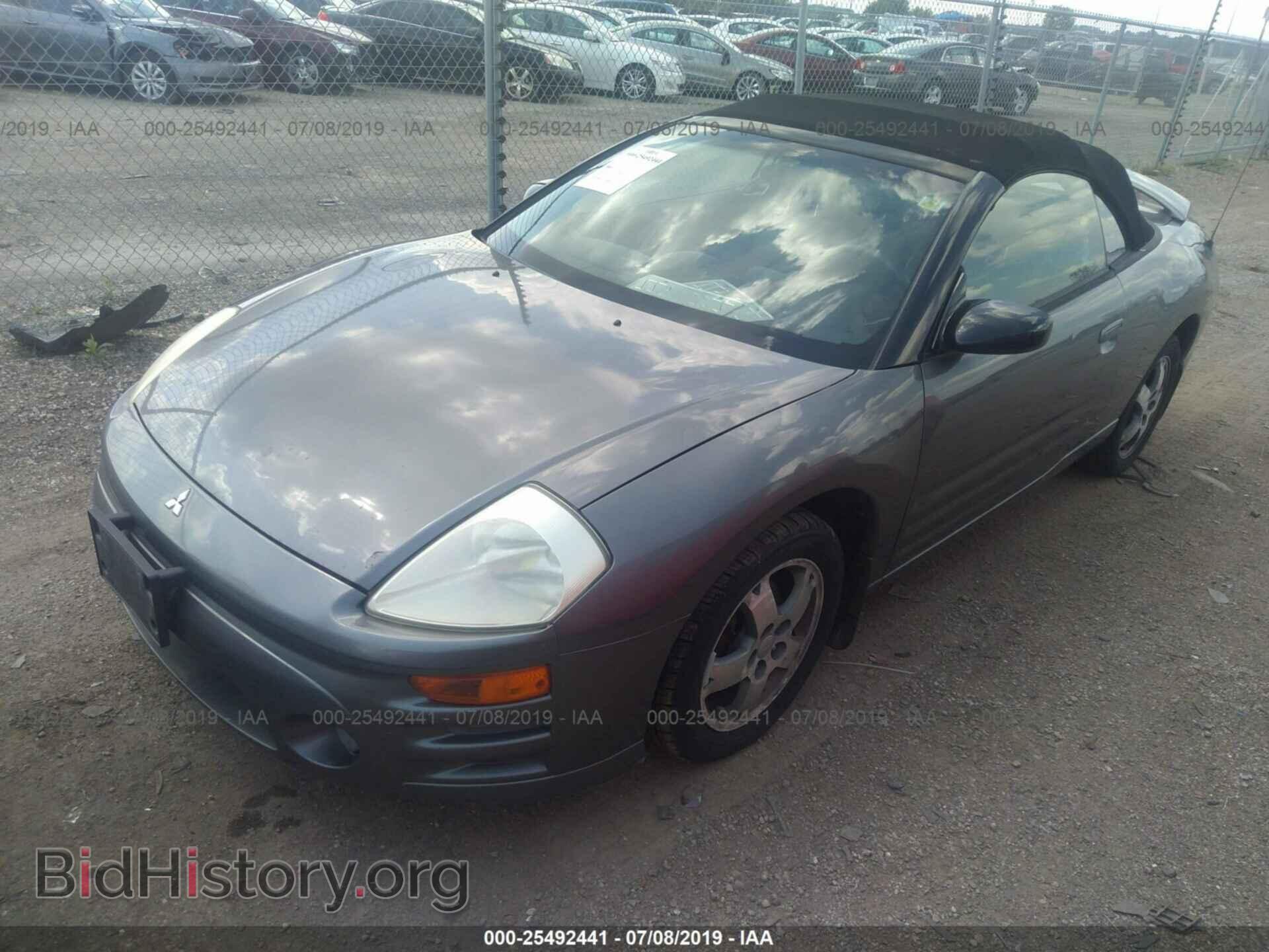 2003 MITSUBISHI ECLIPSE - VIN: 4A3AE45G93E003566 - Фото 2