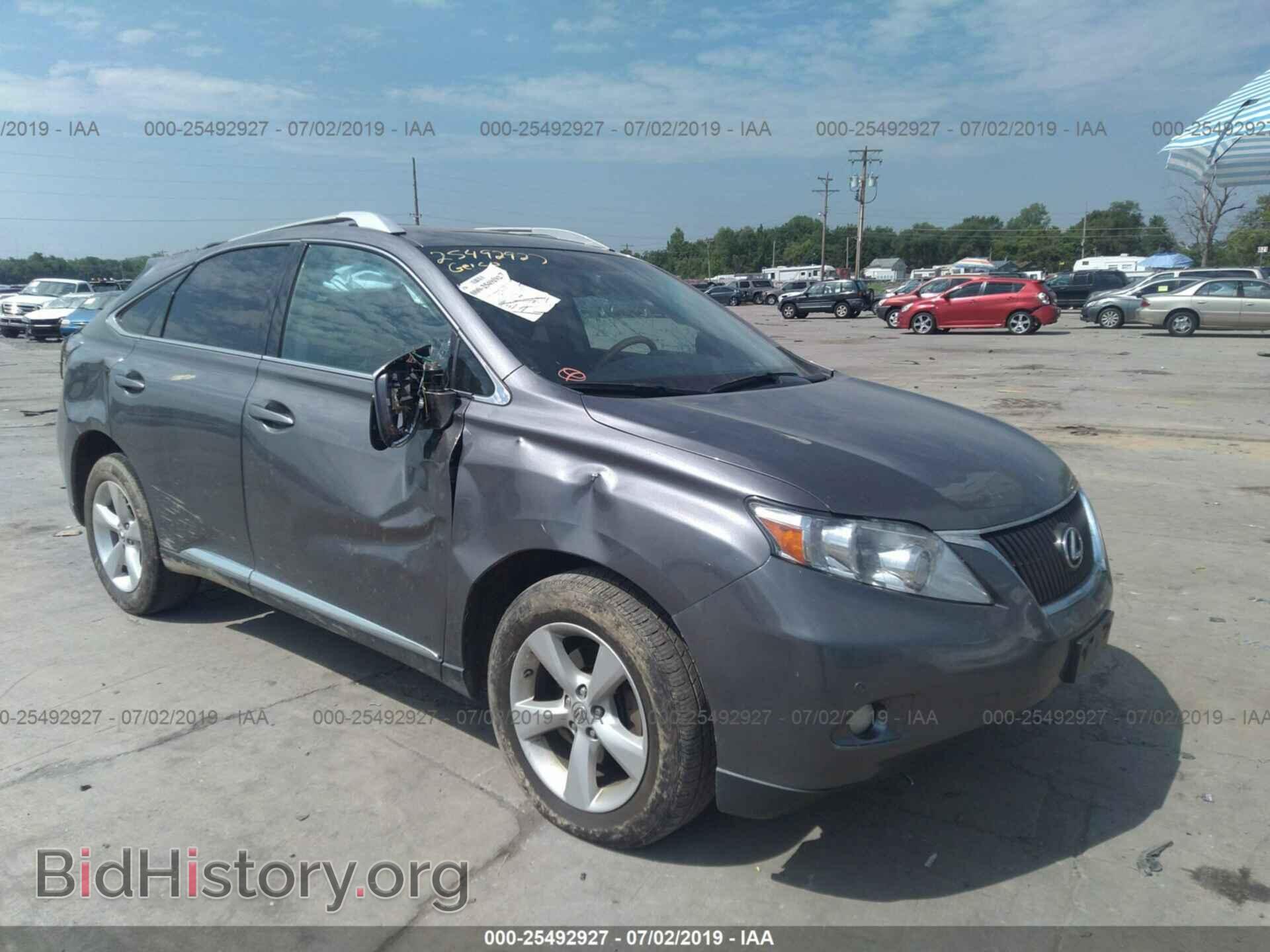 Photo 2T2BK1BA4CC141142 - LEXUS RX 2012