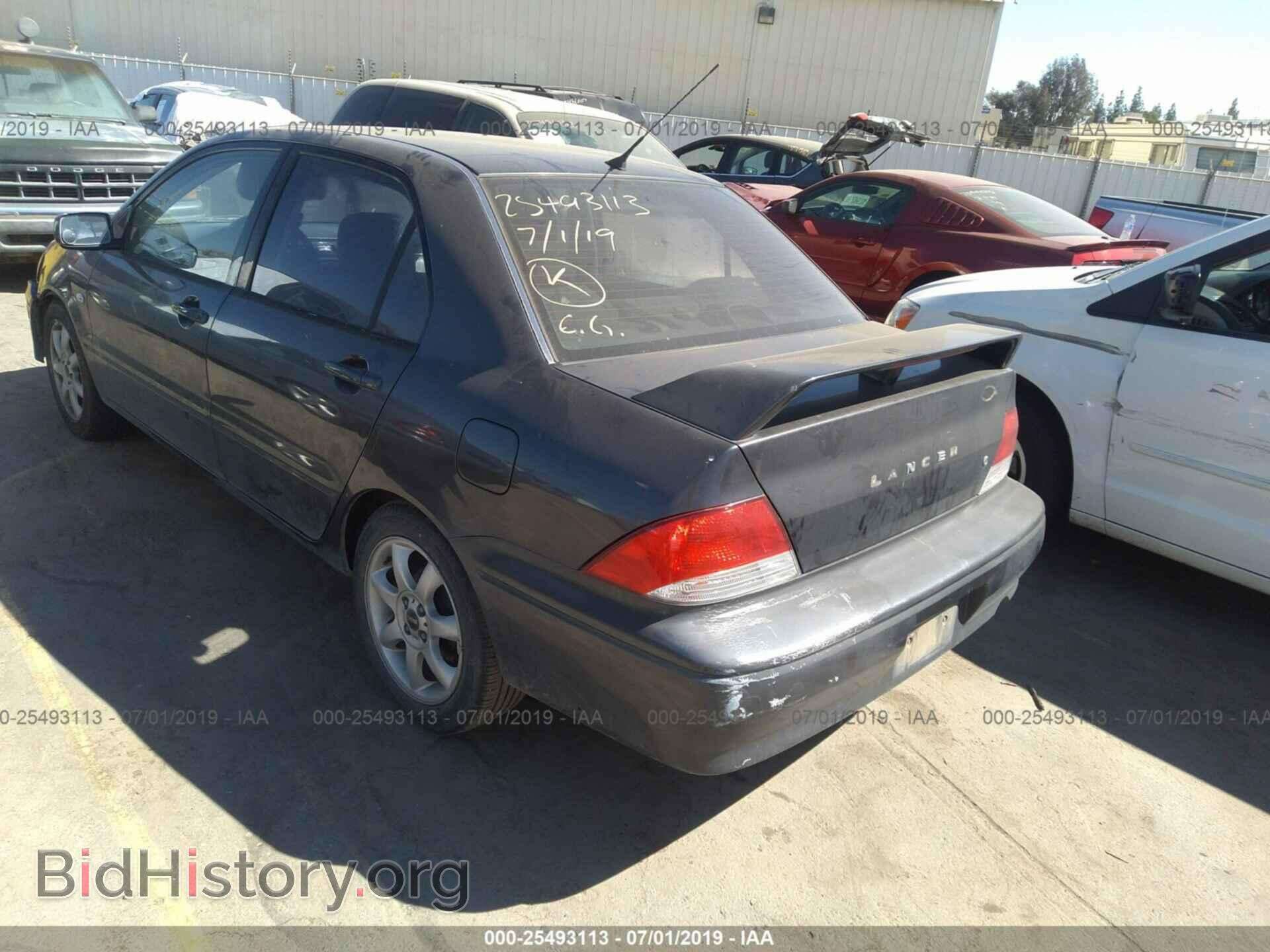 2003 MITSUBISHI LANCER - VIN: JA3AJ26E53U095554 - Фото 3
