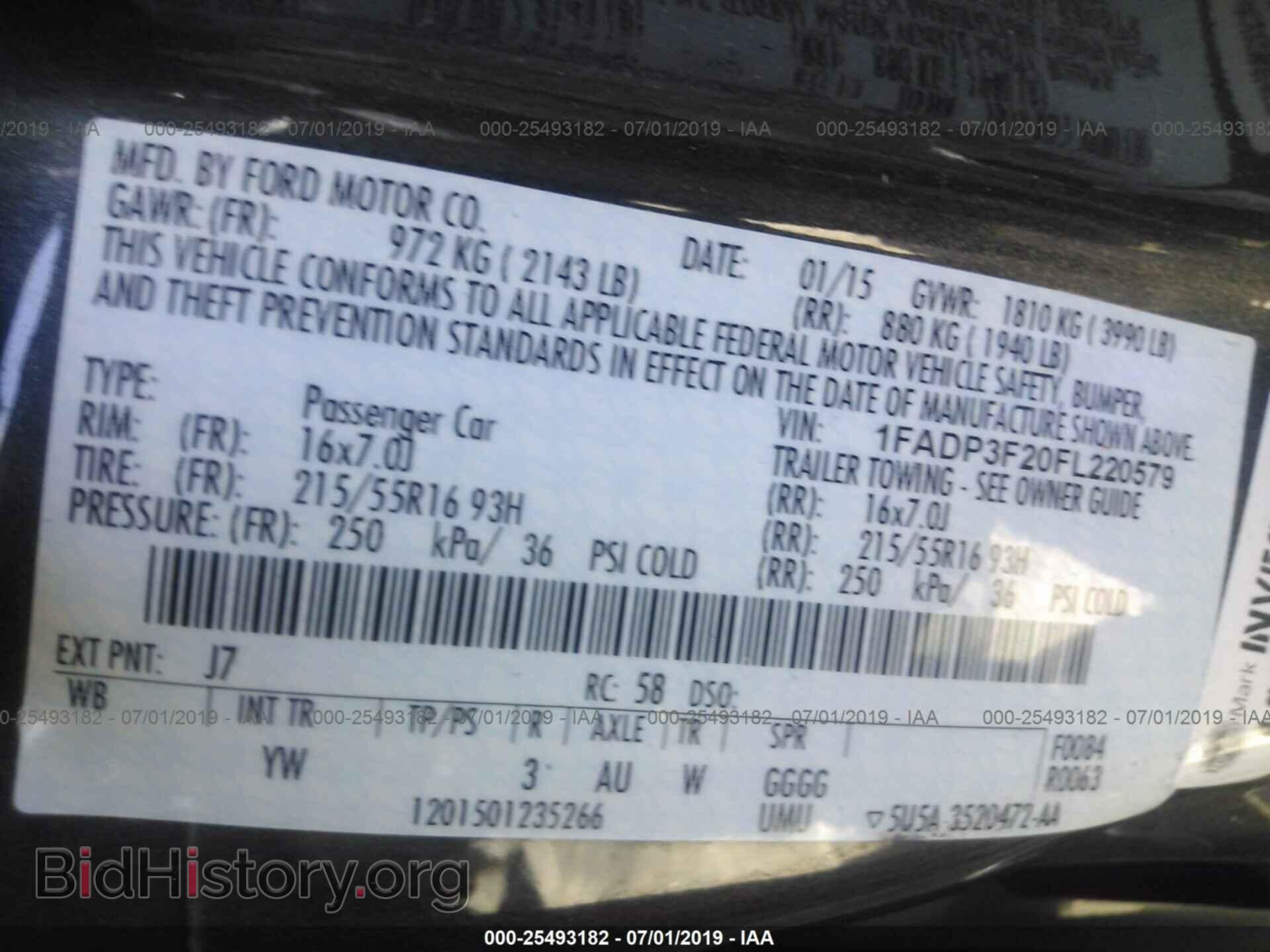 2015 FORD FOCUS - VIN: 1FADP3F20FL220579 - Photo 9
