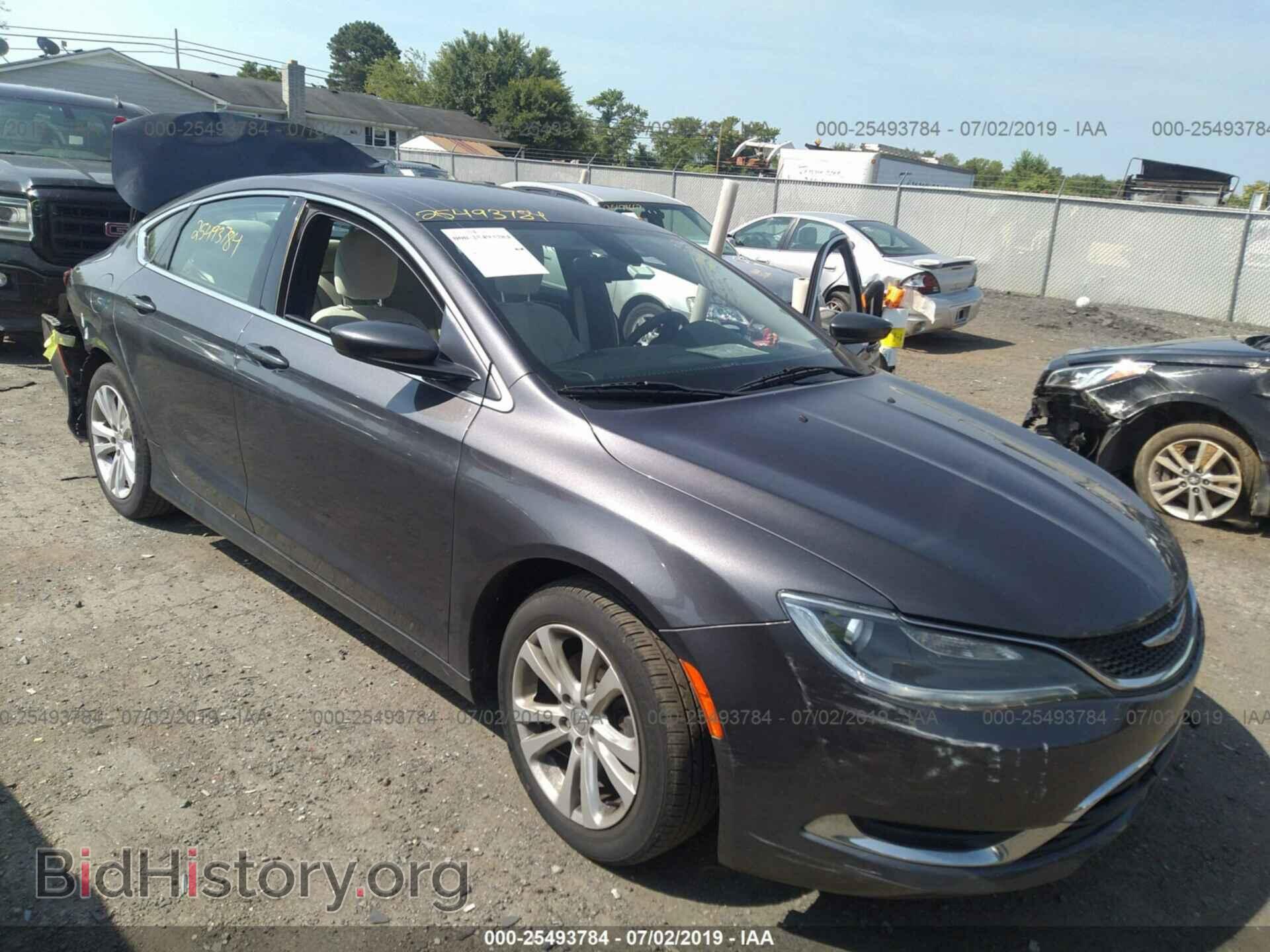 Фотография 1C3CCCAB7GN143597 - CHRYSLER 200 2016