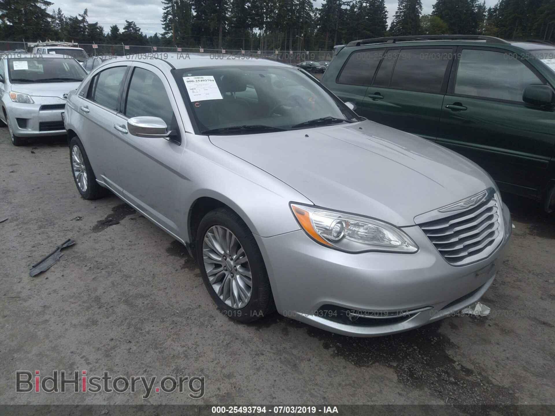 Фотография 1C3CCBCB6CN101553 - CHRYSLER 200 2012