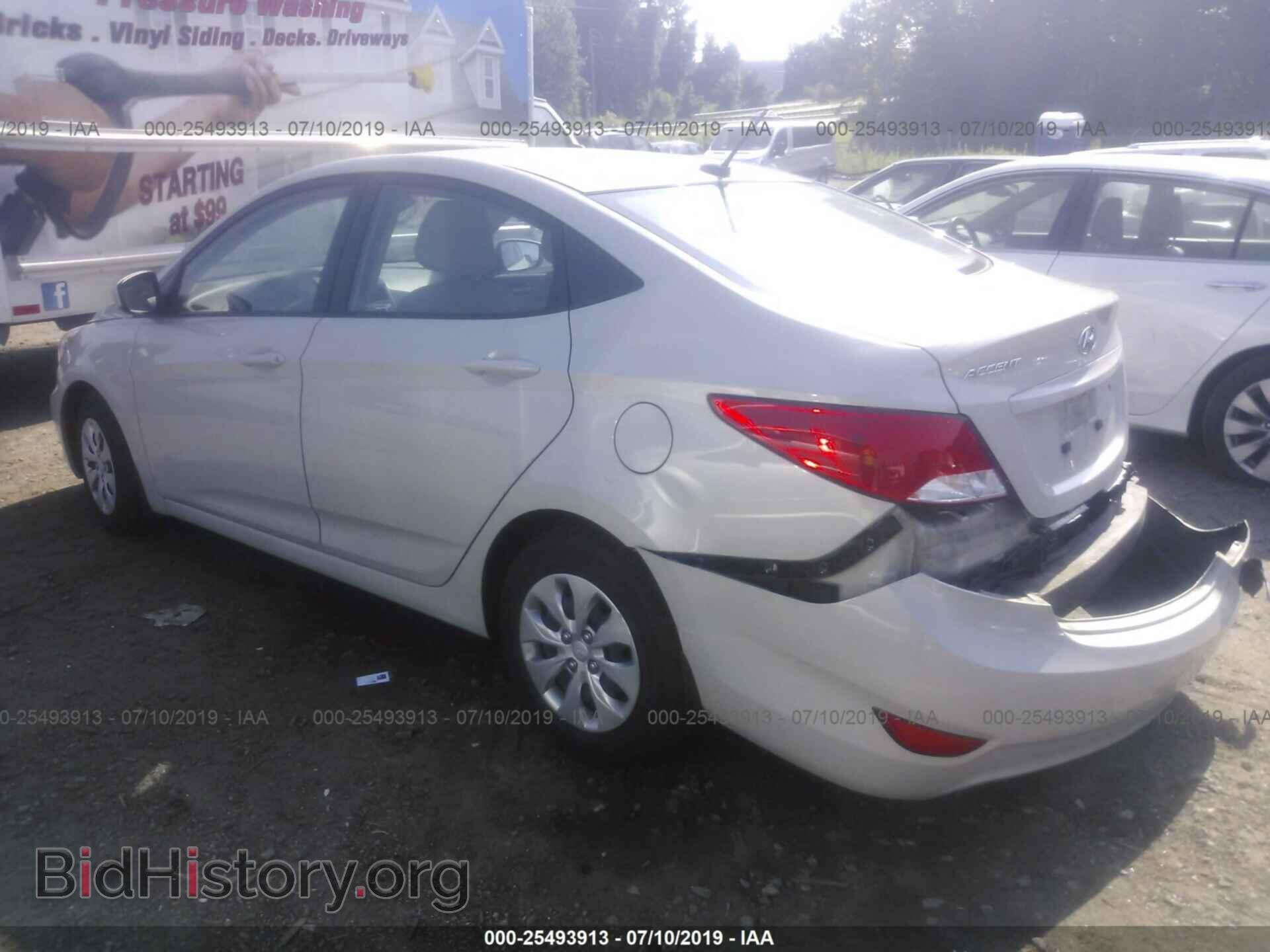 2016 HYUNDAI ACCENT - VIN: KMHCT4AE1GU064617 - Фото 3