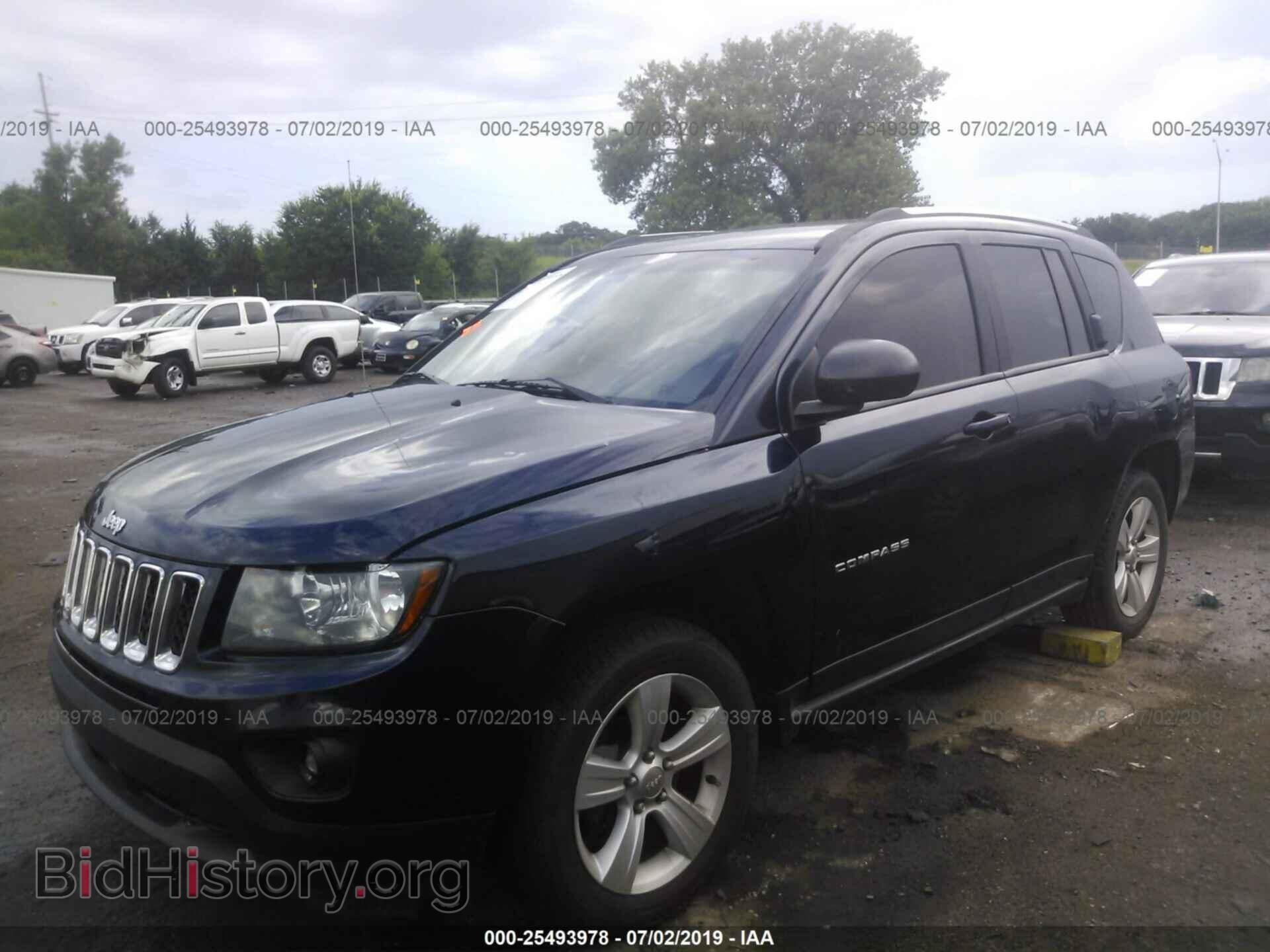 2014 JEEP COMPASS - VIN: 1C4NJCBA3ED547953 - Фото 2